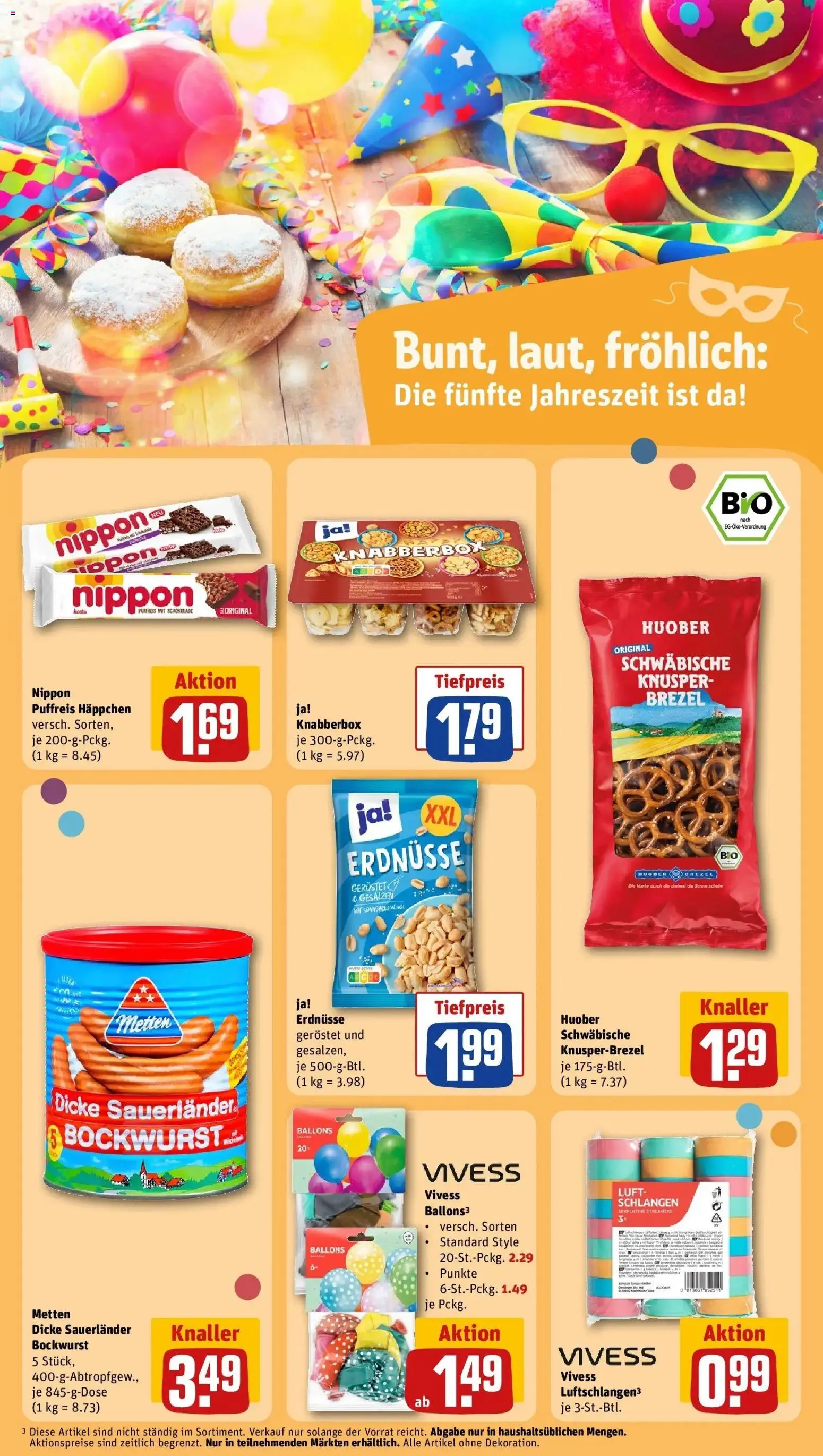 Rewe prospekt Eschweiler / Langwahn	 – gültig ab 08.02.2026 | Seite: 10 | Produkte: Bockwurst, Dicke sauerlander bockwurst, Schokolade, Sonnenblumenol