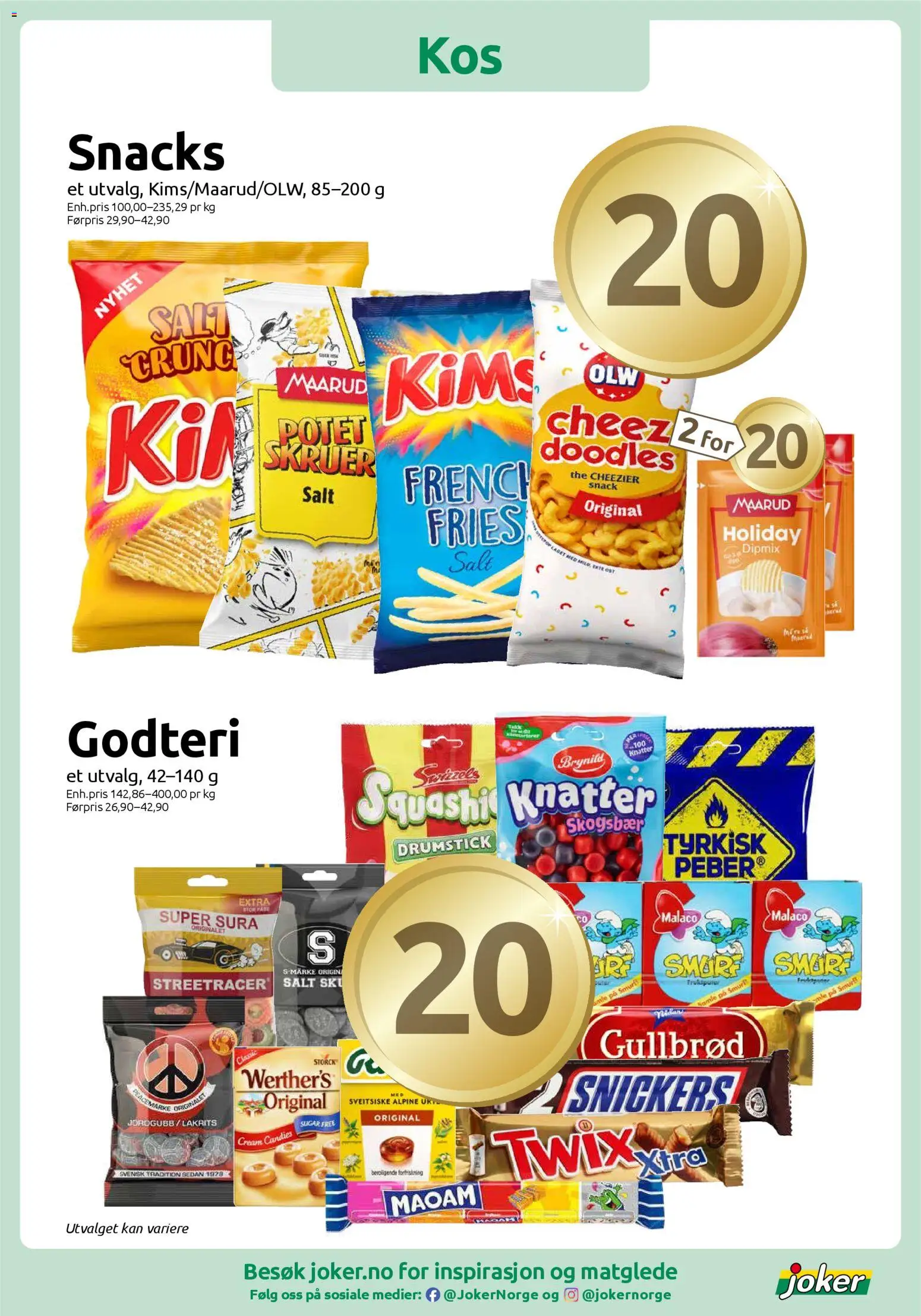 {H1} | Side: 9 | Produkter: Godteri, Snacks, Rödvinsvinäger, Tejp