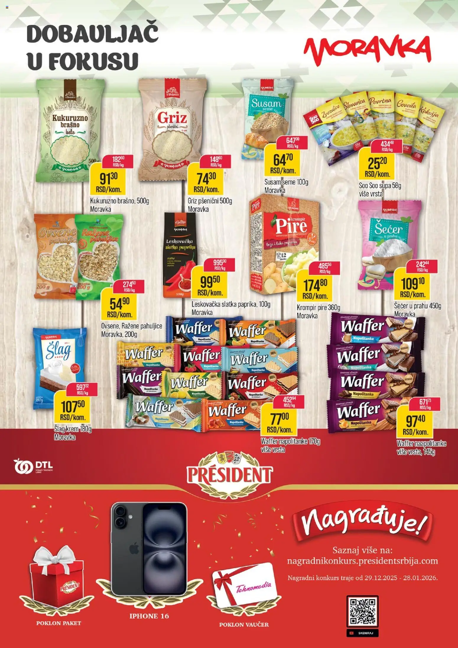 Zlatan Trag katalog - važi od 02.01.2026 | Strana: 3 | Proizvode: Pahuljice, Šećer, Krompir, Napolitanke