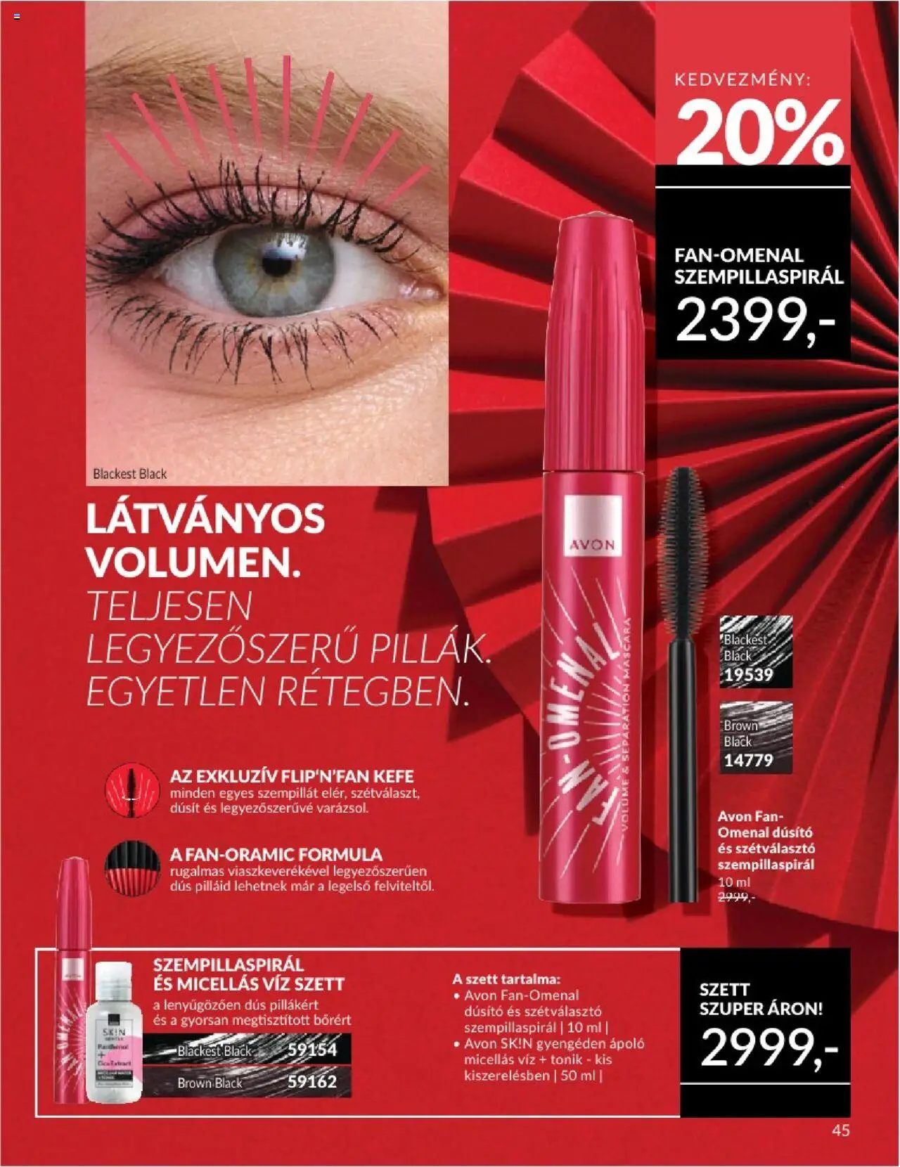 Avon akciós ujság - amely érvényes a következő dátumtól: 01.08.2025 | Oldal: 45