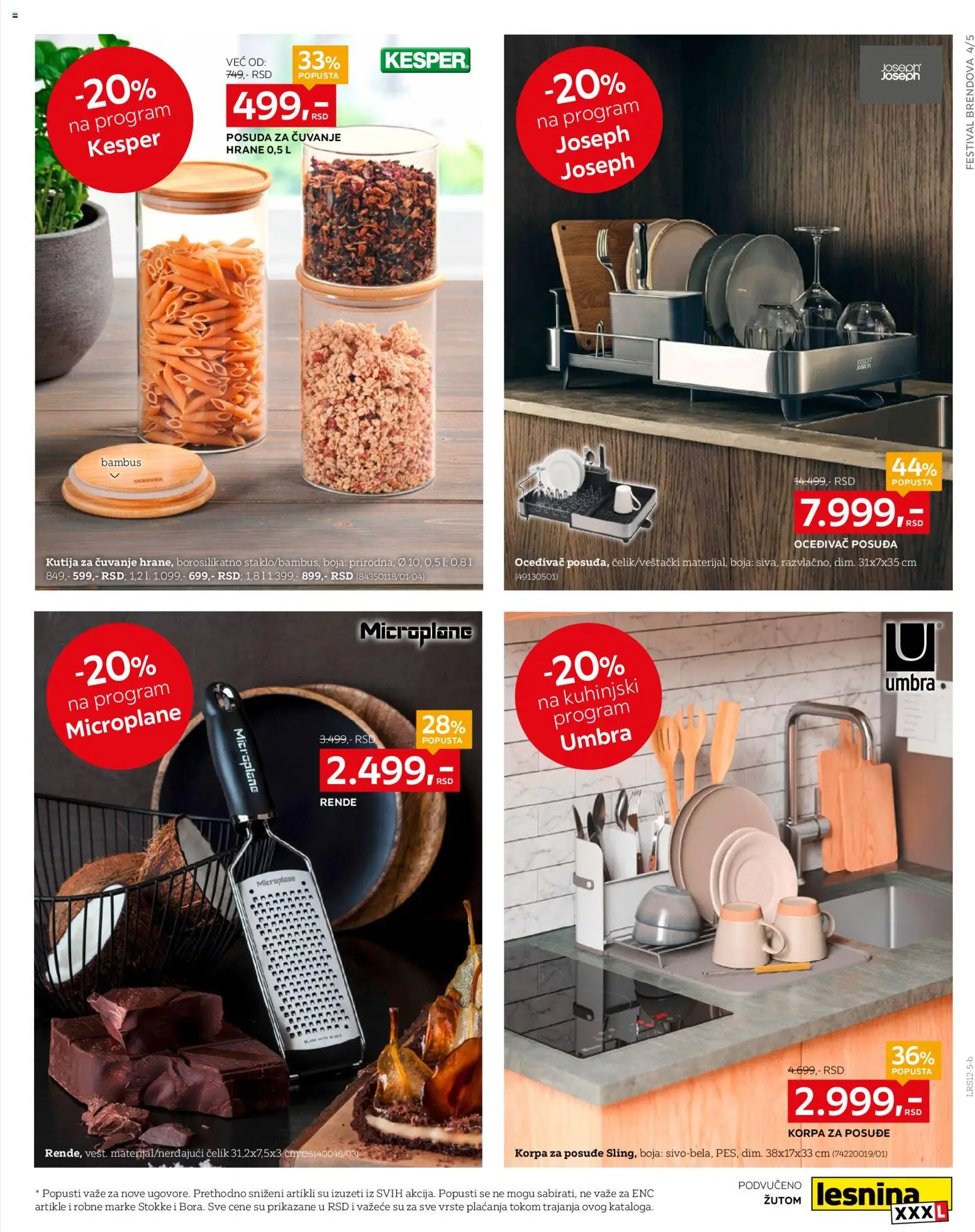 Lesnina XXXL katalog - važi od 01.12.2025 | Strana: 5 | Proizvode: Kutija, Korpa, Rende