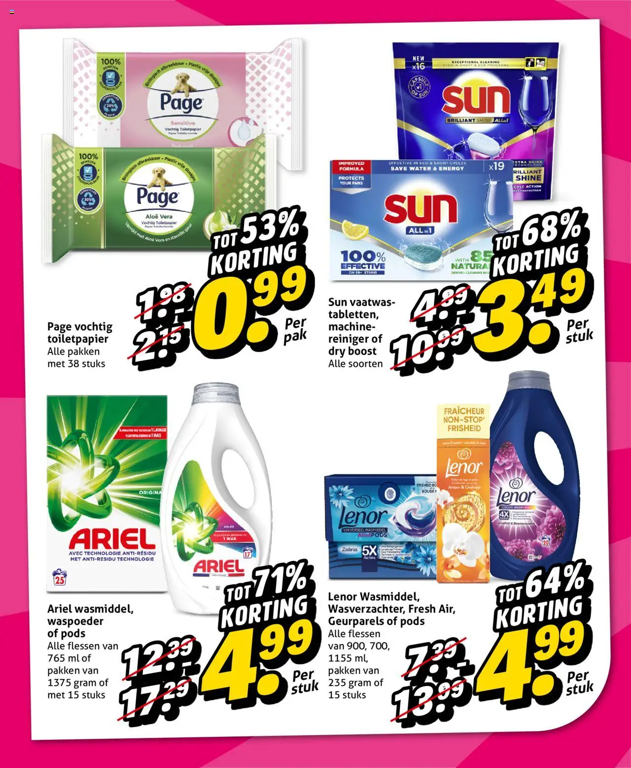 {H1} | Pagina: 12 | Producten: Ostyalap, Ring, Toiletpapier, Boost
