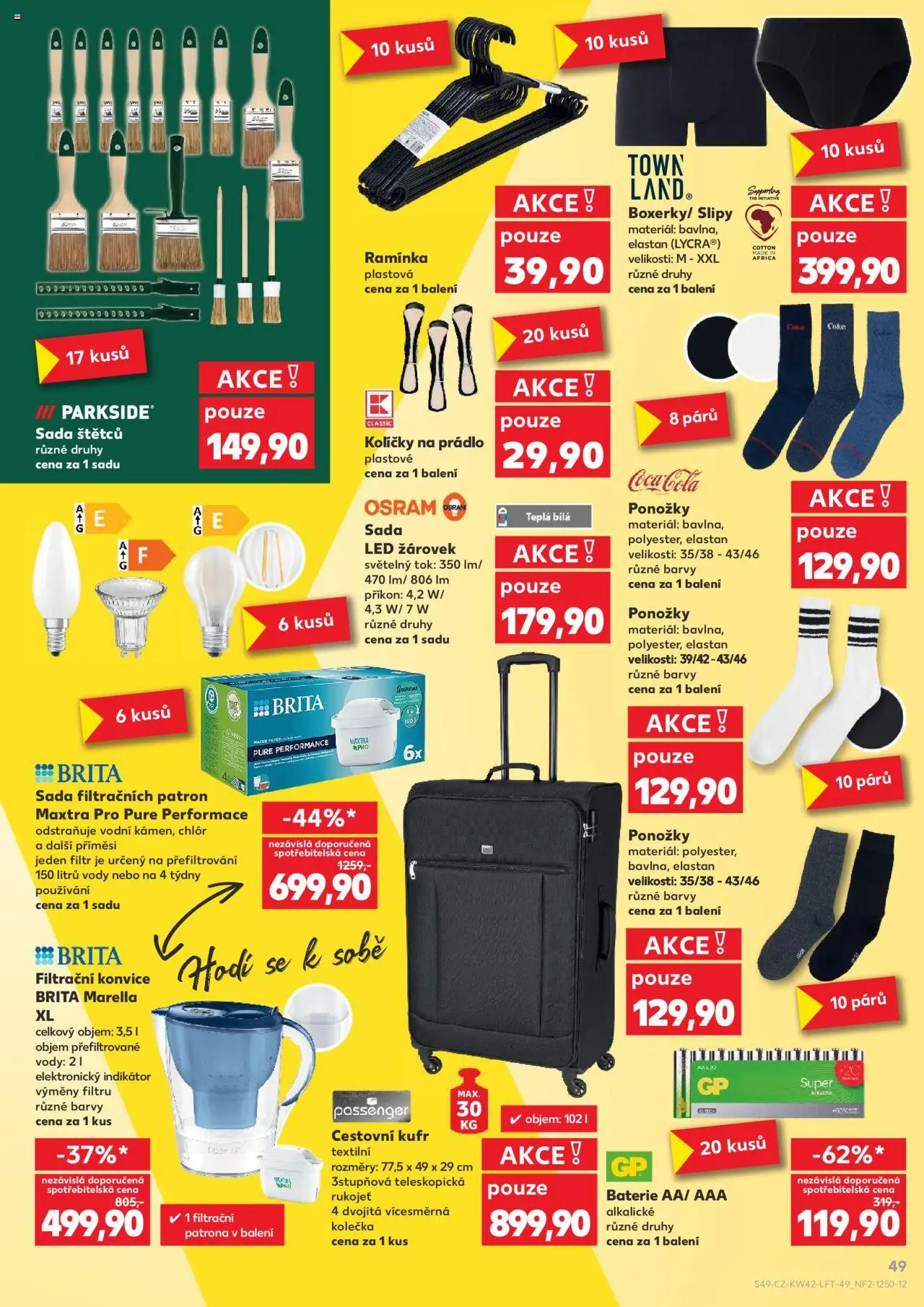 Kaufland leták - Chomutov od 15.10.2025 | Strana: 49 | Produkty: Kufr, Konvice, Barvy, Cola