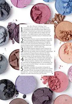 Lidschatten-Primer, Ein Primer ist die Grundlage für jedes gelungene Augen-Make-up. Er gleicht Unebenheiten aus, intensiviert die anschließende Farbe - und sorgt dafür, dass sie länger hält und sich nicht in der Lidfalte absetzt. ab 01.01.2026 gültig | Seite: 59