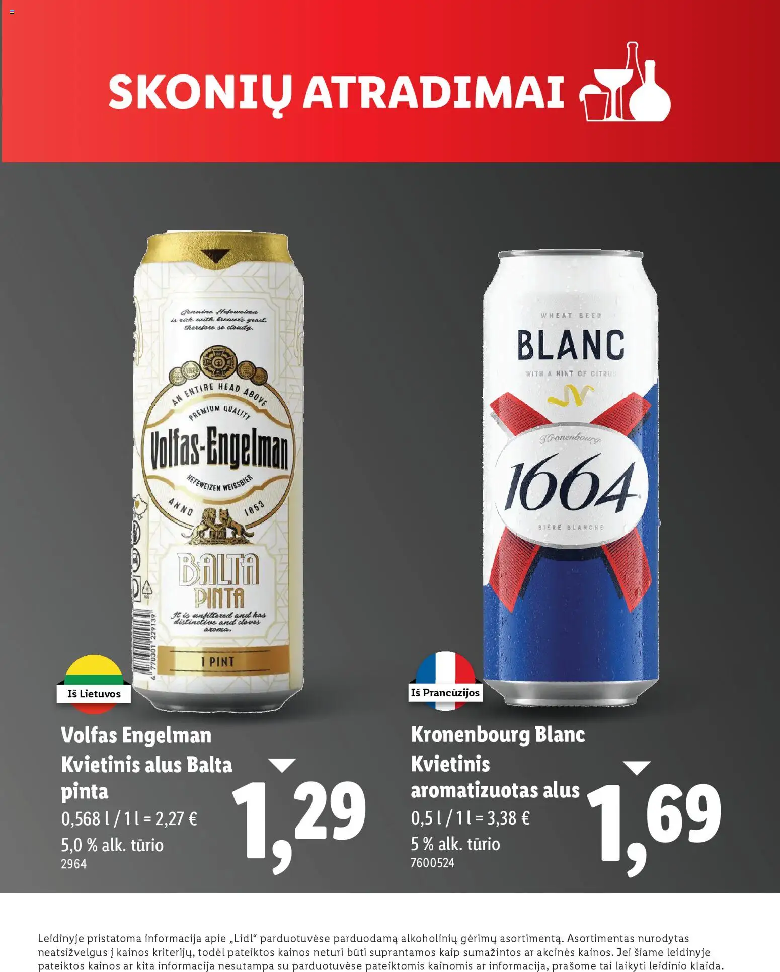 LIDL akcijos nuo 24.03.2026 | Puslapis: 21 | Prekių: Alus