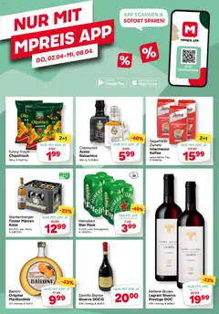 MPREIS Flugblatt ab 02.04.2026 gültig | Seite: 14 | Produkte: Chips, Kaffee, Bier