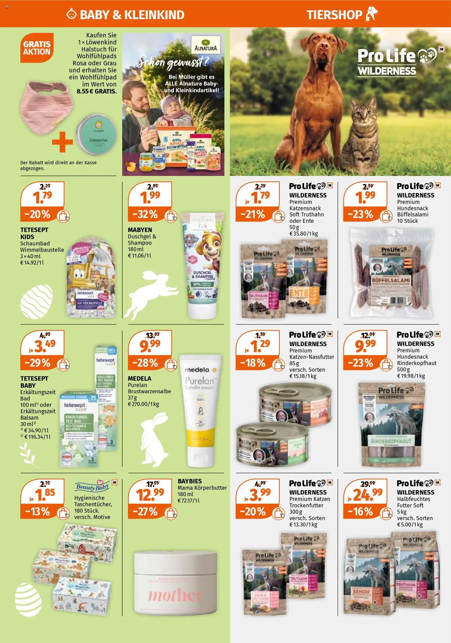 Müller Prospekt 	 – gültig ab 23.03.2026 | Seite: 23 | Produkte: Butter, Duschgel, Shower Gel, Ente