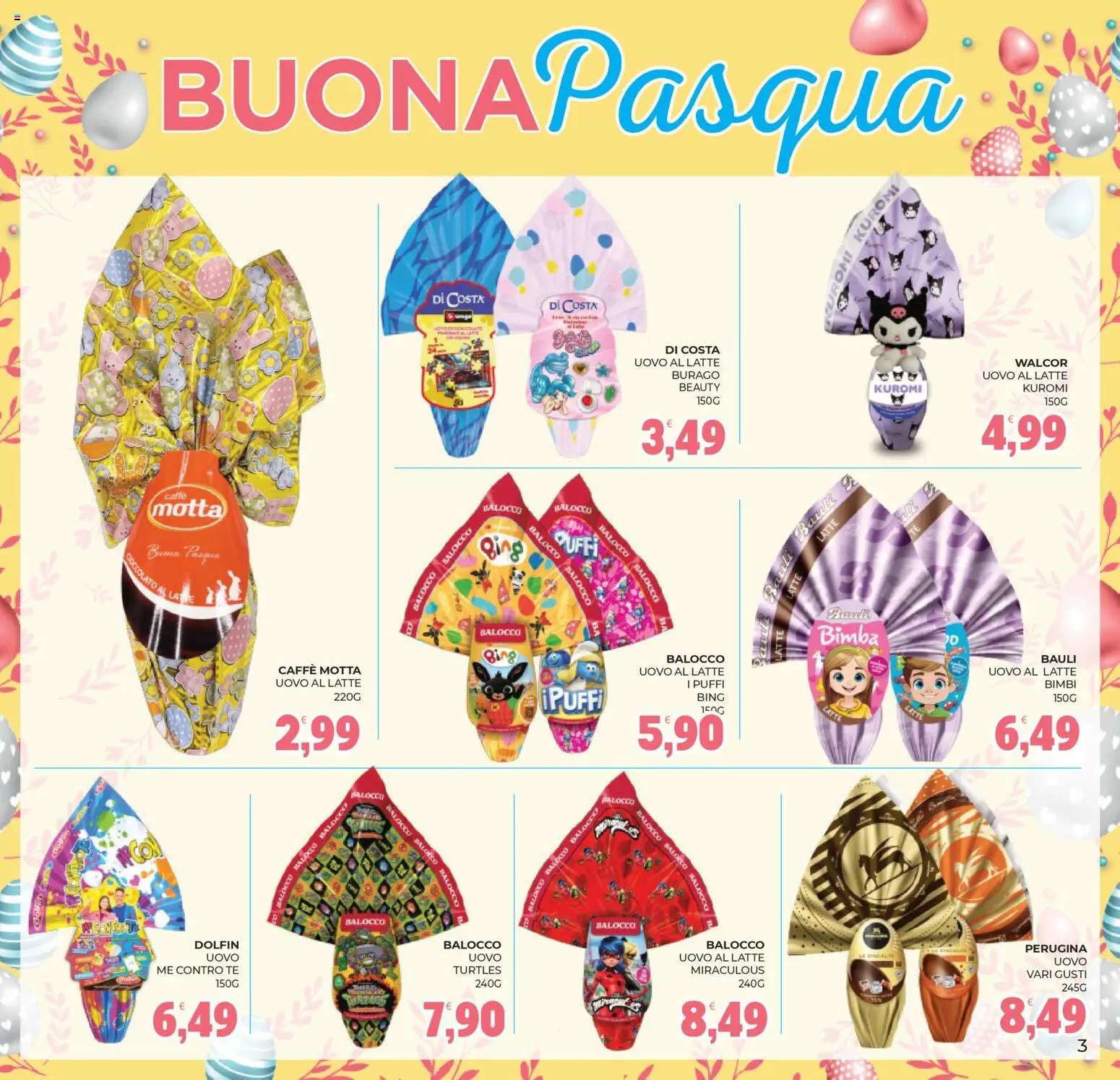Volantino Eté del 24.03.2026 | Pagina: 3 | Prodotti: Caffè, Cioccolato, Tè, Latte