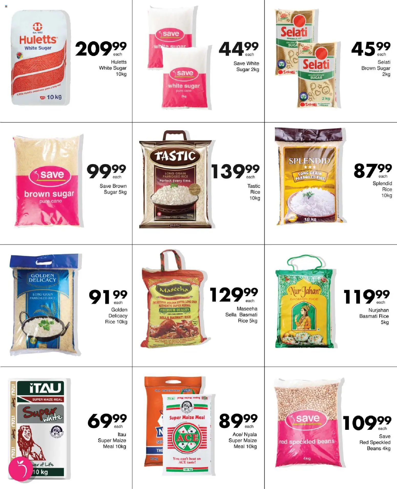 New Save catalogue – valid from 13.11.2025 | Page: 27 | Products: Sim, Beans, Maize meal, Sugar
