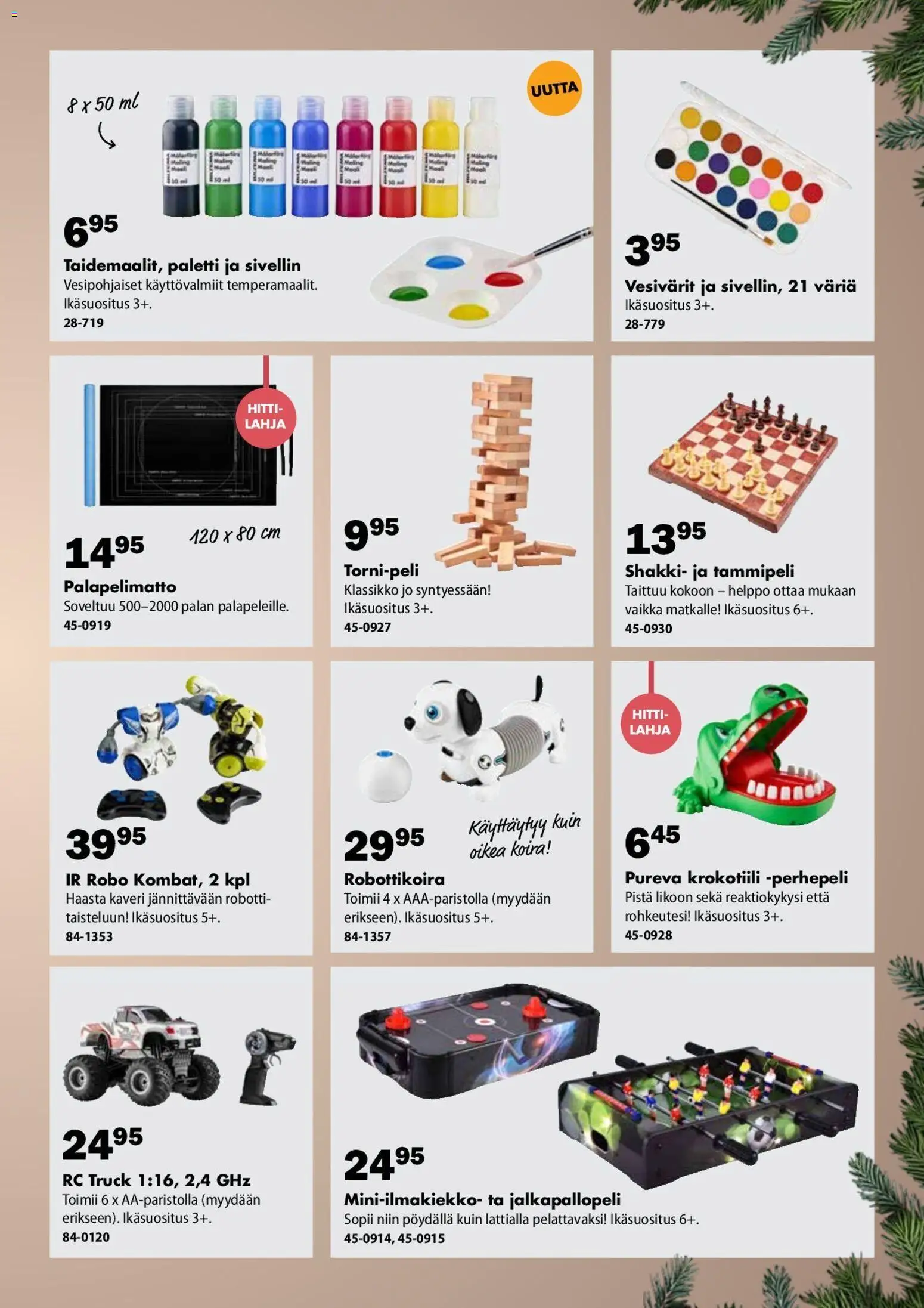 Biltema tarjoukset – voimassa 03.12.2025 alkaen | Sivu: 5 | Tuotteet: Robotti, Vesivärit, Sivellin