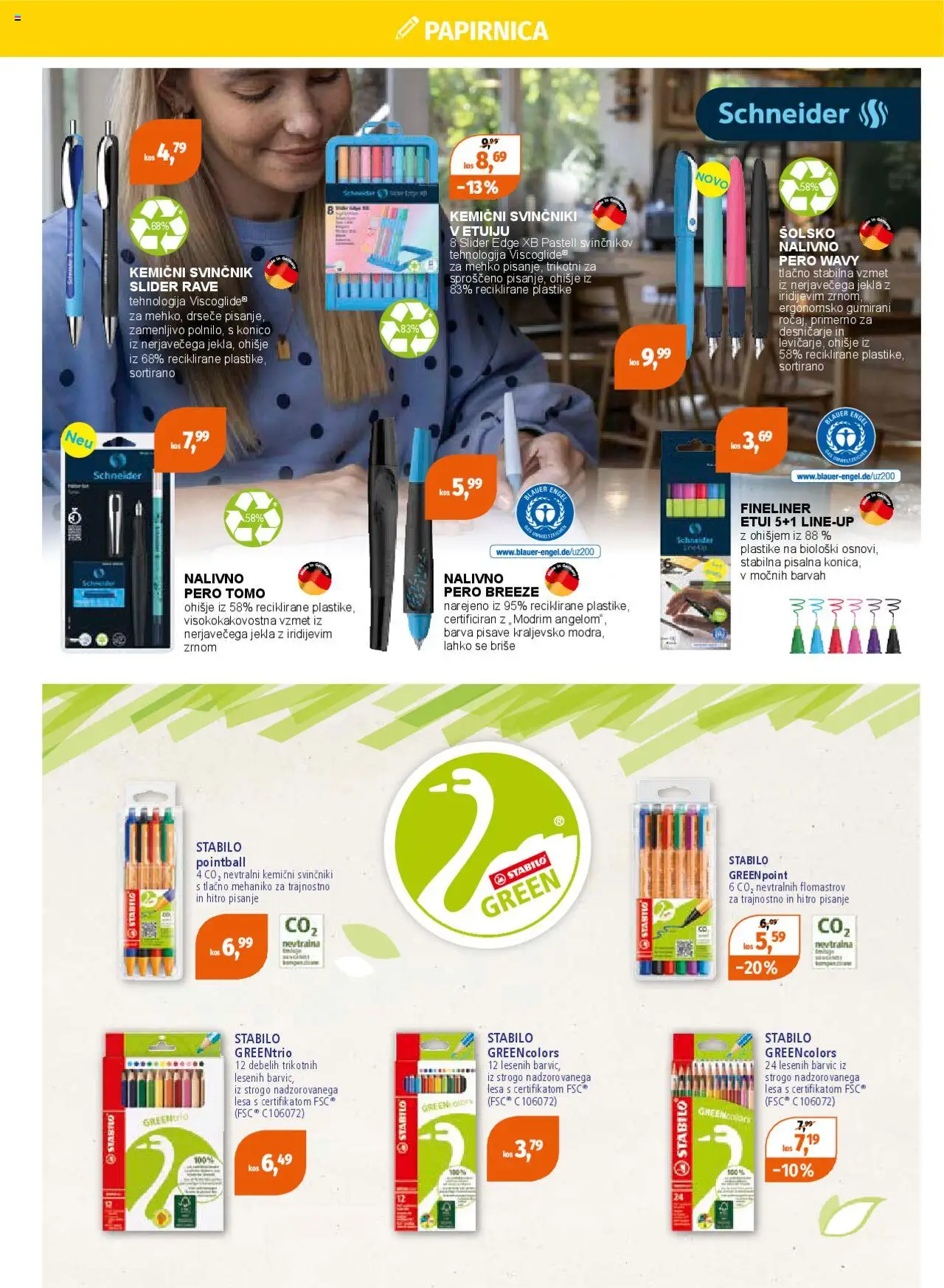 Müller katalog │ velja od 14.07.2025 | Stran: 4 | Izdelki: Kos, Svinčnik, Barva