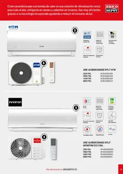 Vista previa Brico Depôt - Catálogo Calefacción válido desde el 21.10.2025 | Página: 29 | Productos: Aire acondicionado