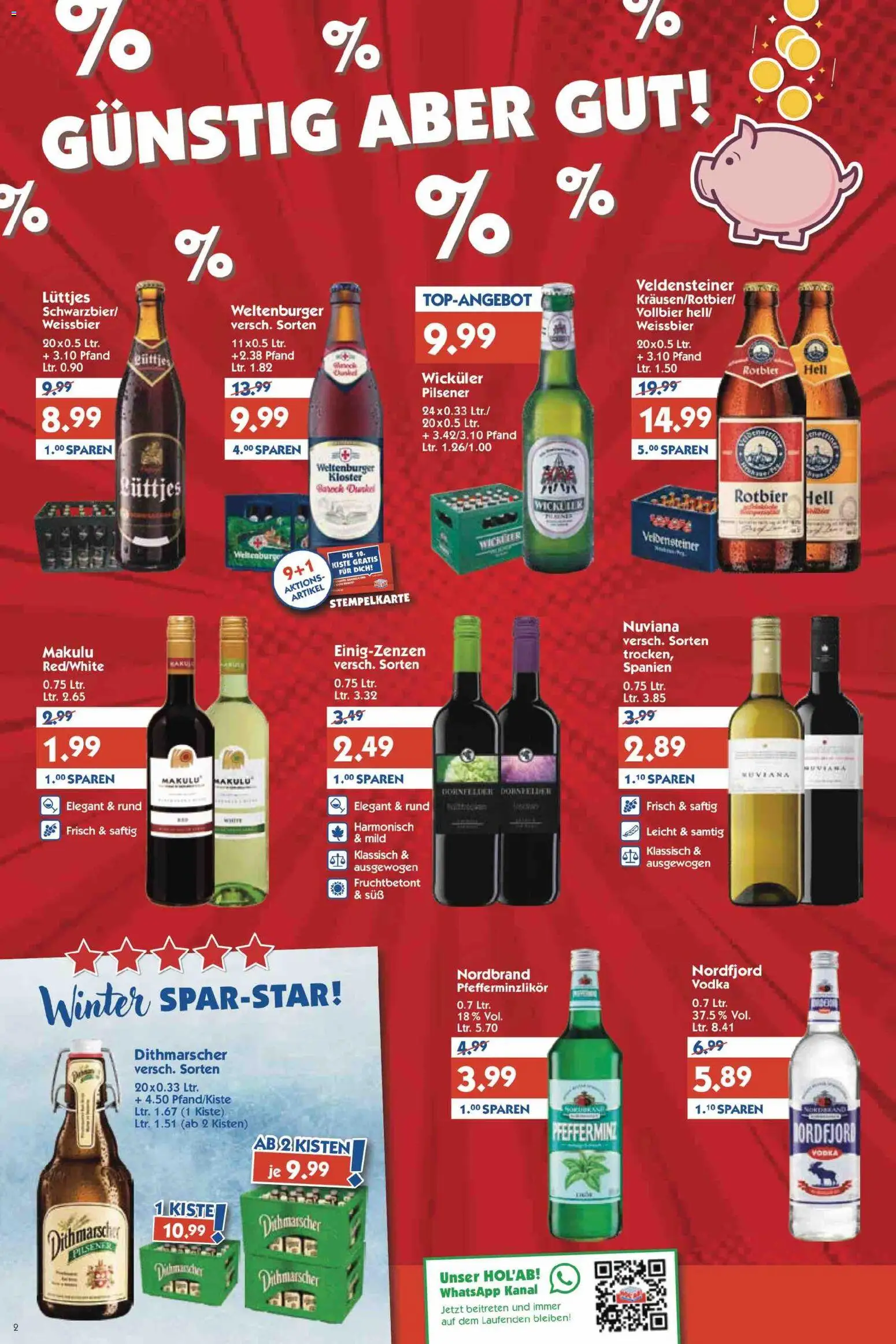 HOL’AB! Prospekt – gültig ab 05.01.2026 | Seite: 2 | Produkte: Weißbier, Vodka