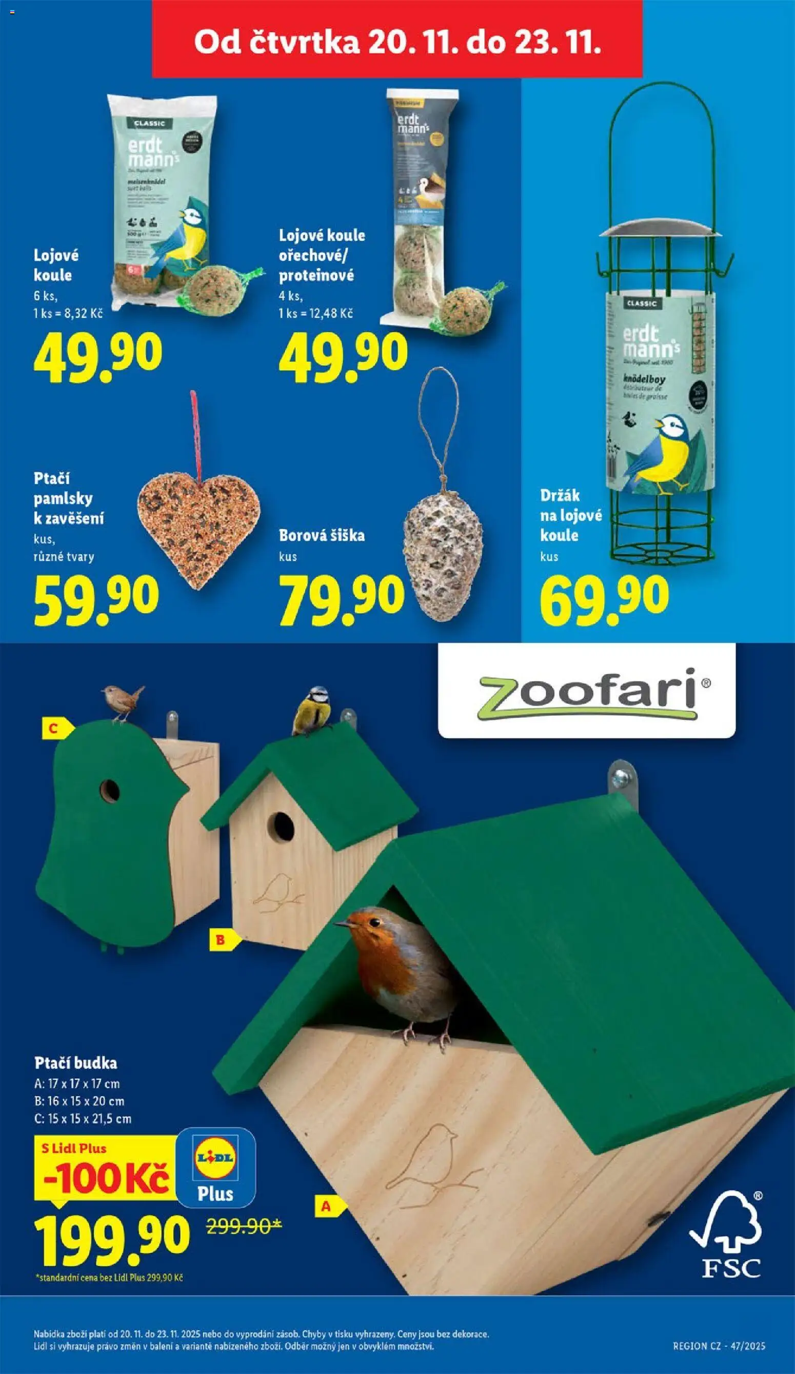 Lidl Black Friday od 17.11.2025 | Strana: 45 | Produkty: Ptačí budka