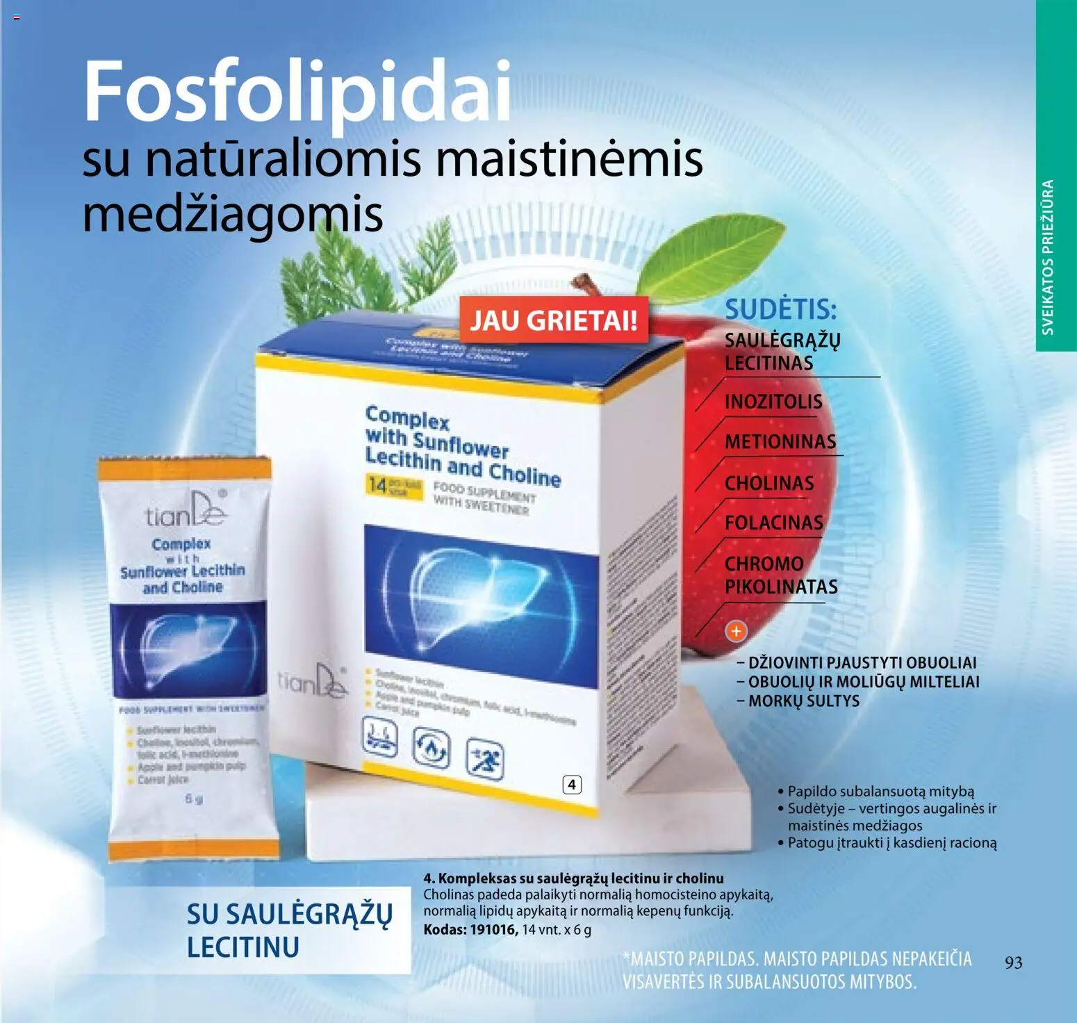 TianDe akcijos nuo 10.02.2026 | Puslapis: 93 | Prekių: Sultys, Obuoliai