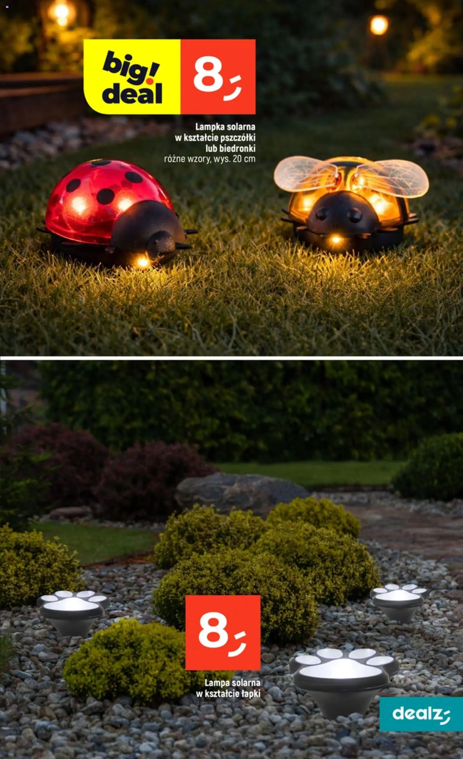 Dealz gazetka - Festiwal lamp solarnych od 16.04.2026 | Strona: 7 | Produkty: Lampa solarna, Lampa