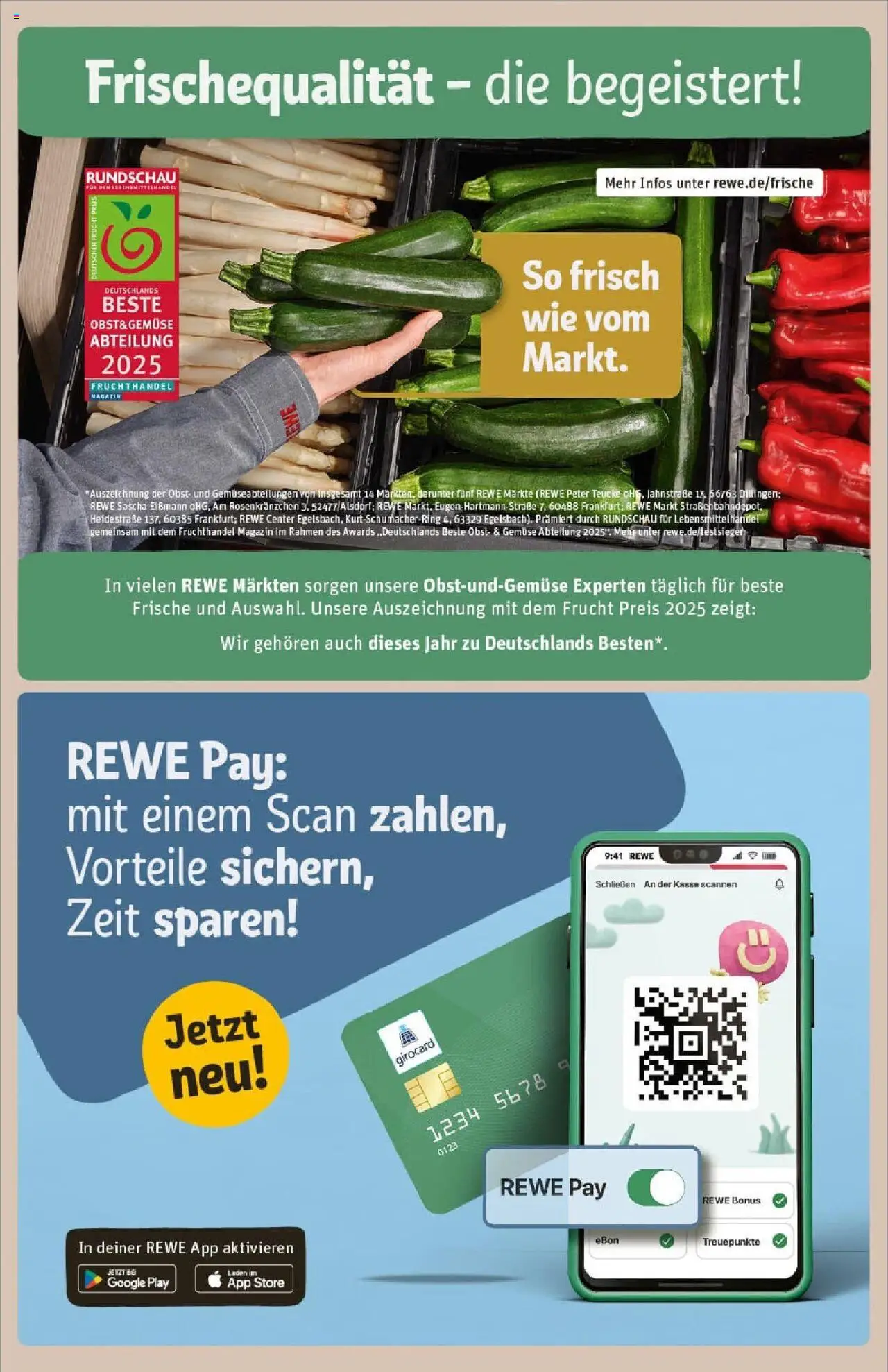 Rewe prospekt Höchberg	 - gültig ab dem 06.07.2025 | Seite: 25 | Produkte: Gemüse, Obst