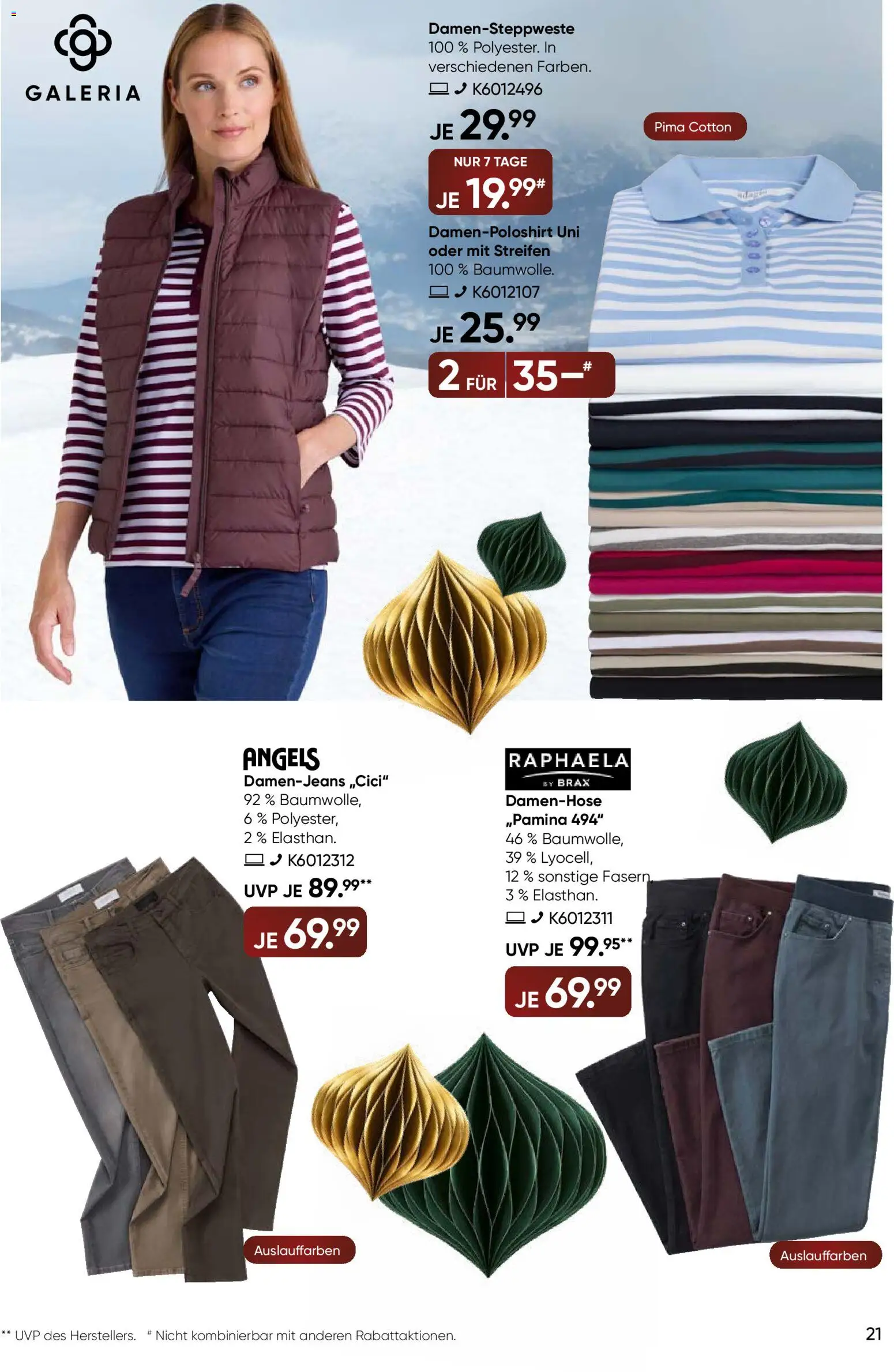 Galeria Karstadt Kaufhof Prospekt 	 – gültig ab 17.12.2025 | Seite: 21