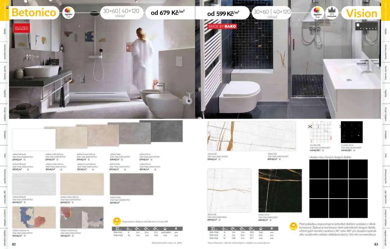 Siko koupelny katalog Koupelny 2025/2026 od 14.10.2025 | Strana: 42 | Produkty: Dlažba, Wc
