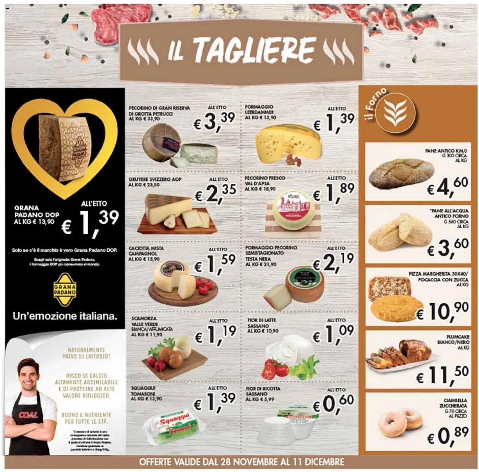 Volantino Coal del 28.11.2025 | Pagina: 6 | Prodotti: Pane, Zucca, Plumcake, Forno