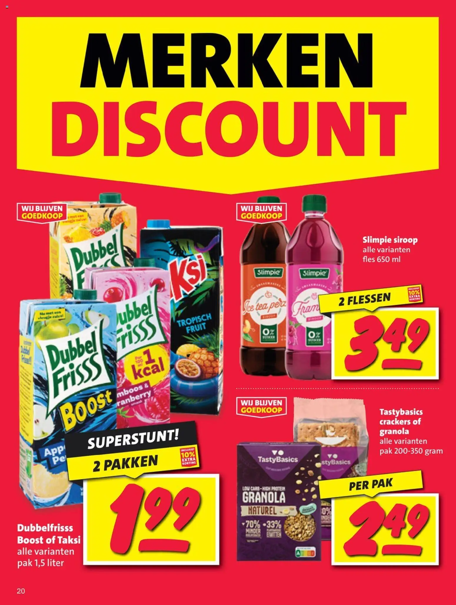 {H1} | Pagina: 20 | Producten: Édességek, Fles, Fruit, Boost