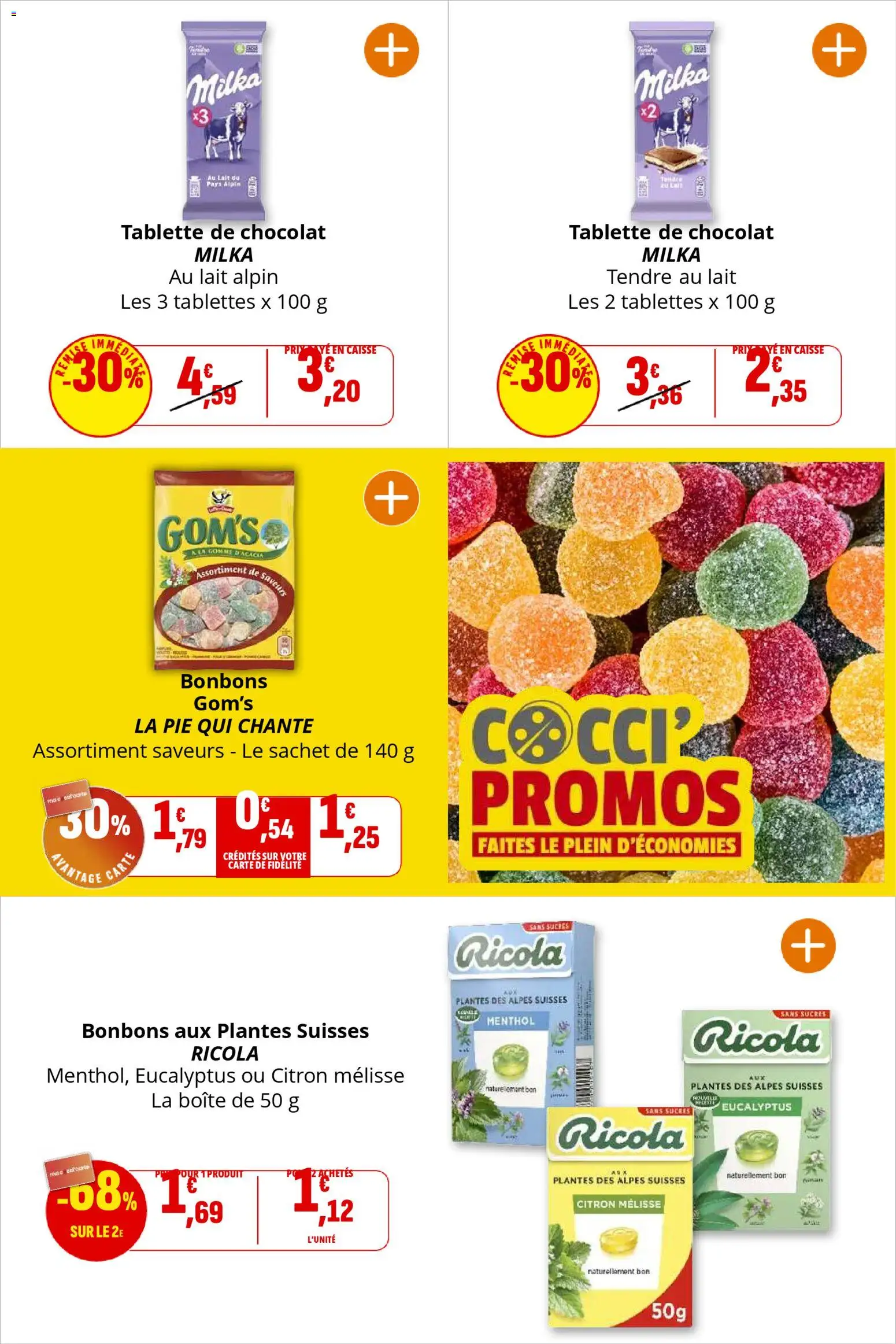 {H1} | Page: 21 | Produits: Plantes, Lait, Chocolat, Bonbons