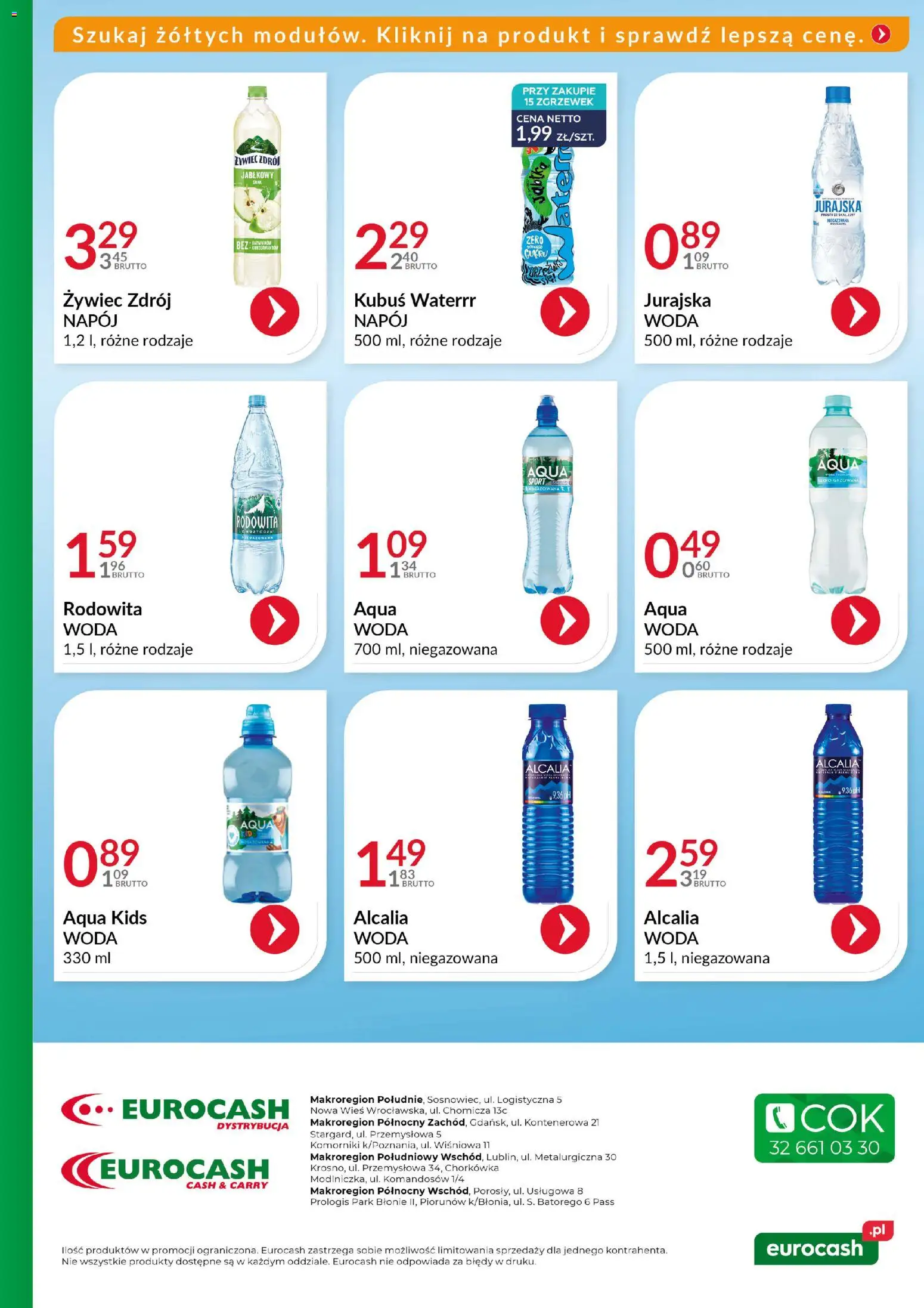 Eurocash Gazetka - Katalog Artykułów Spożywczych od 16.11.2025 | Strona: 70 | Produkty: Woda