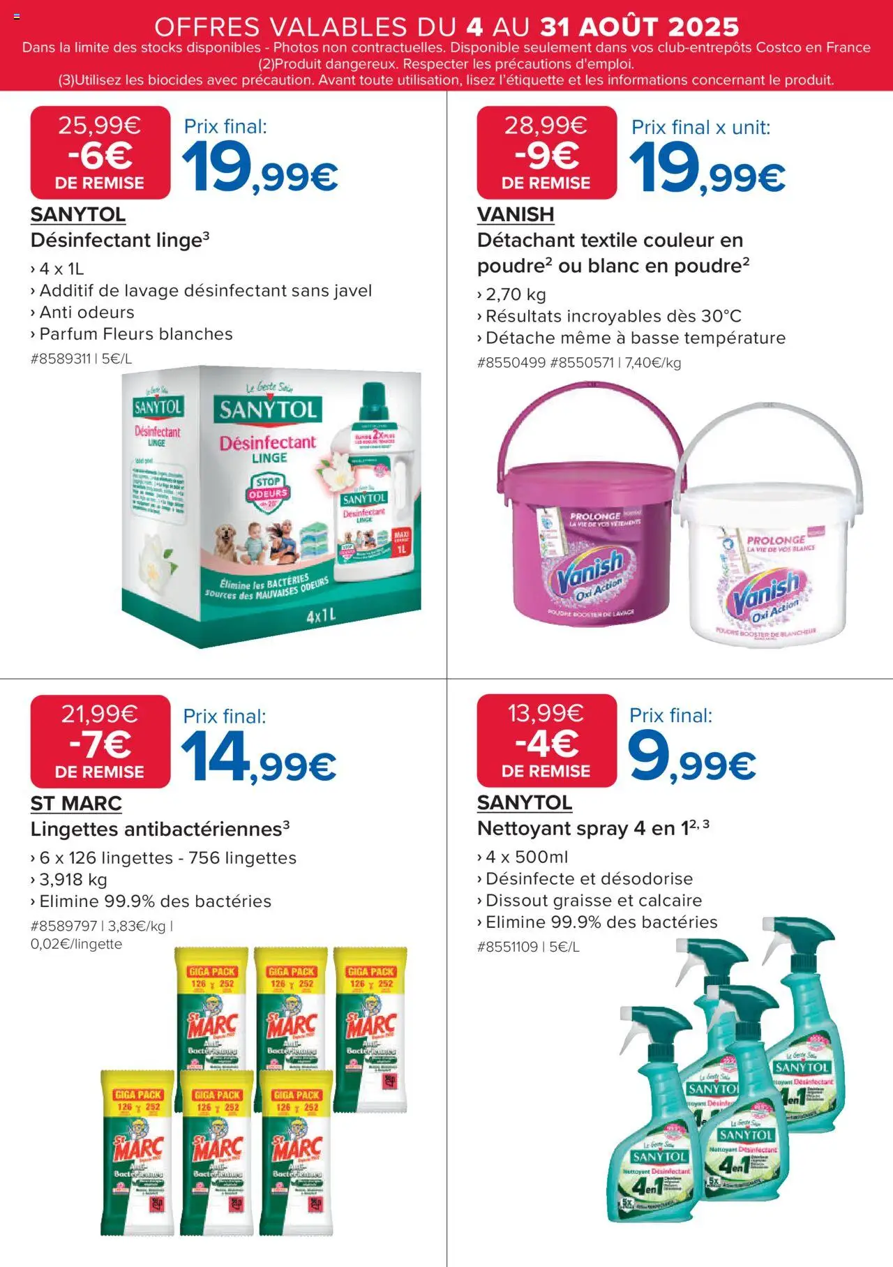  | Page: 12 | Produits: Parfum, Poudre, Détachant