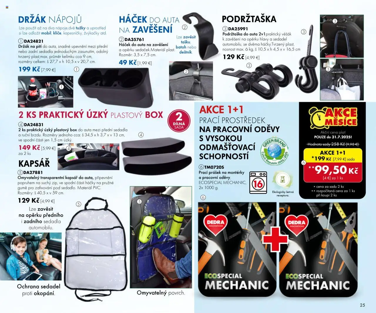 Dedra Katalog 7 2025 │ platný od 20.06.2025 | Strana: 25 | Produkty: Batoh
