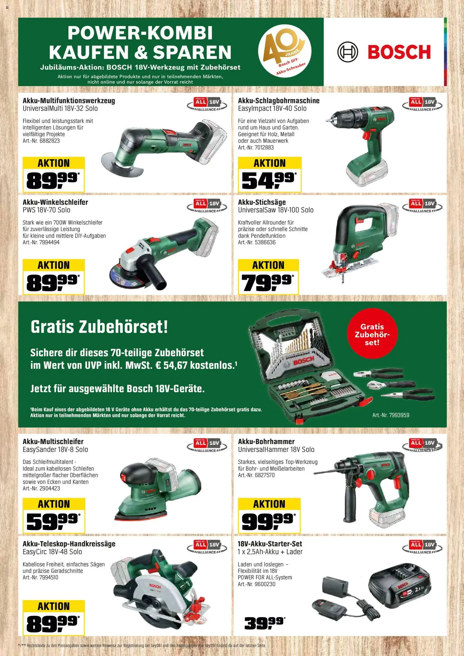 Obi Prospekt 	 – gültig ab 14.11.2025 | Seite: 17 | Produkte: Bosch, Akkuschrauber