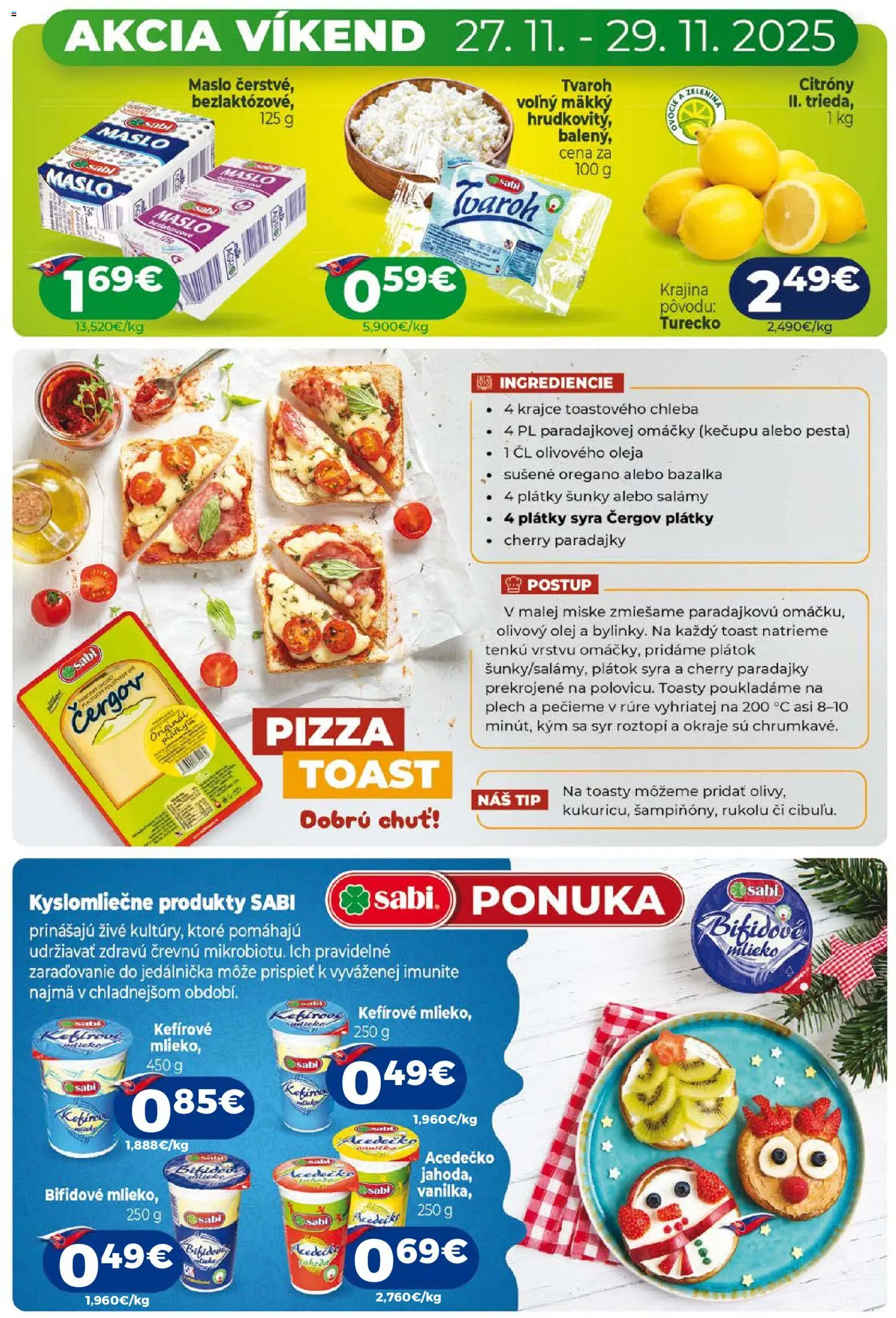 Nové Milk Agro akcie – leták je platný od 26.11.2025 | Strana: 3 | Produkty: Syr, Citróny, Tvaroh, Cherry paradajky