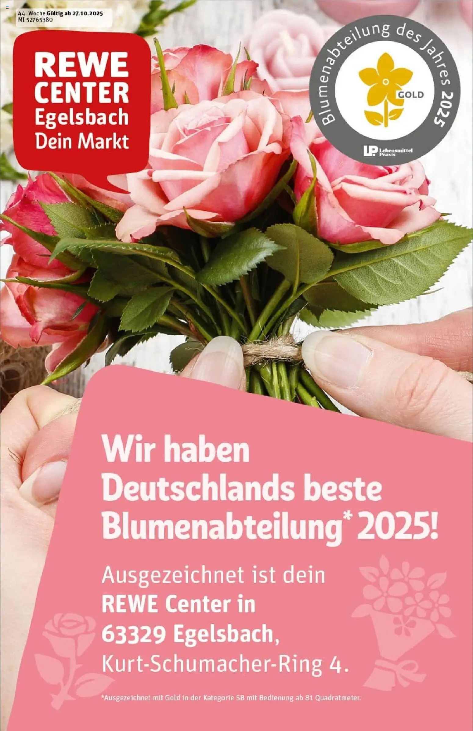 Rewe prospekt Egelsbach	 – gültig ab 26.10.2025 | Seite: 1