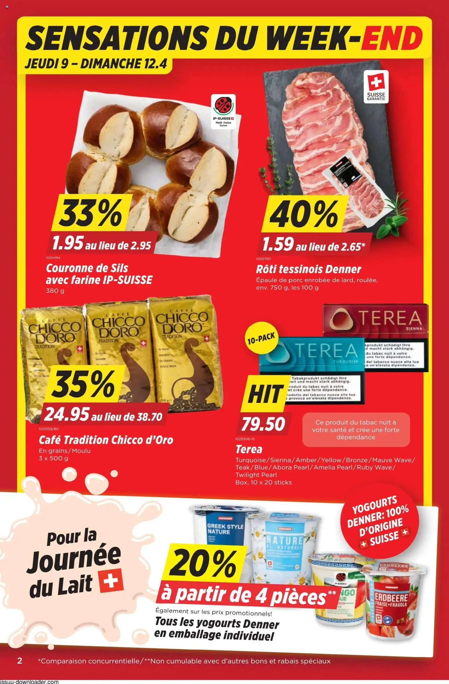 Denner aktionen FR – gültig ab 09.04.2026 | Seite: 2 | Produkte: Mehl