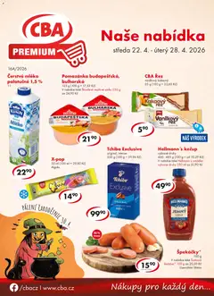 Náhled letáku CBA leták - Premium od 22.04.2026