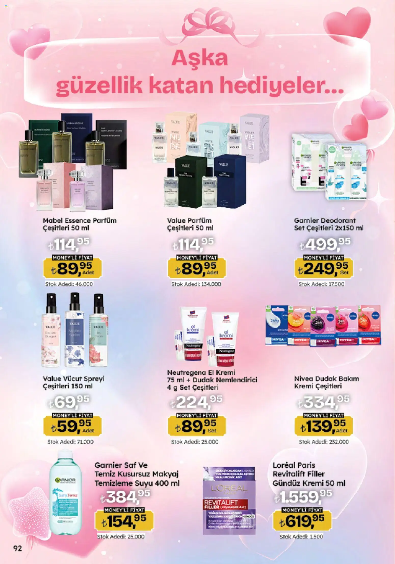 Migros Katalog - Migroskop - 12.02.2026 tarihinden itibaren geçerlidir | Sayfa: 92 | Ürünler: El kremi, Deodorant, Parfüm, Makyaj