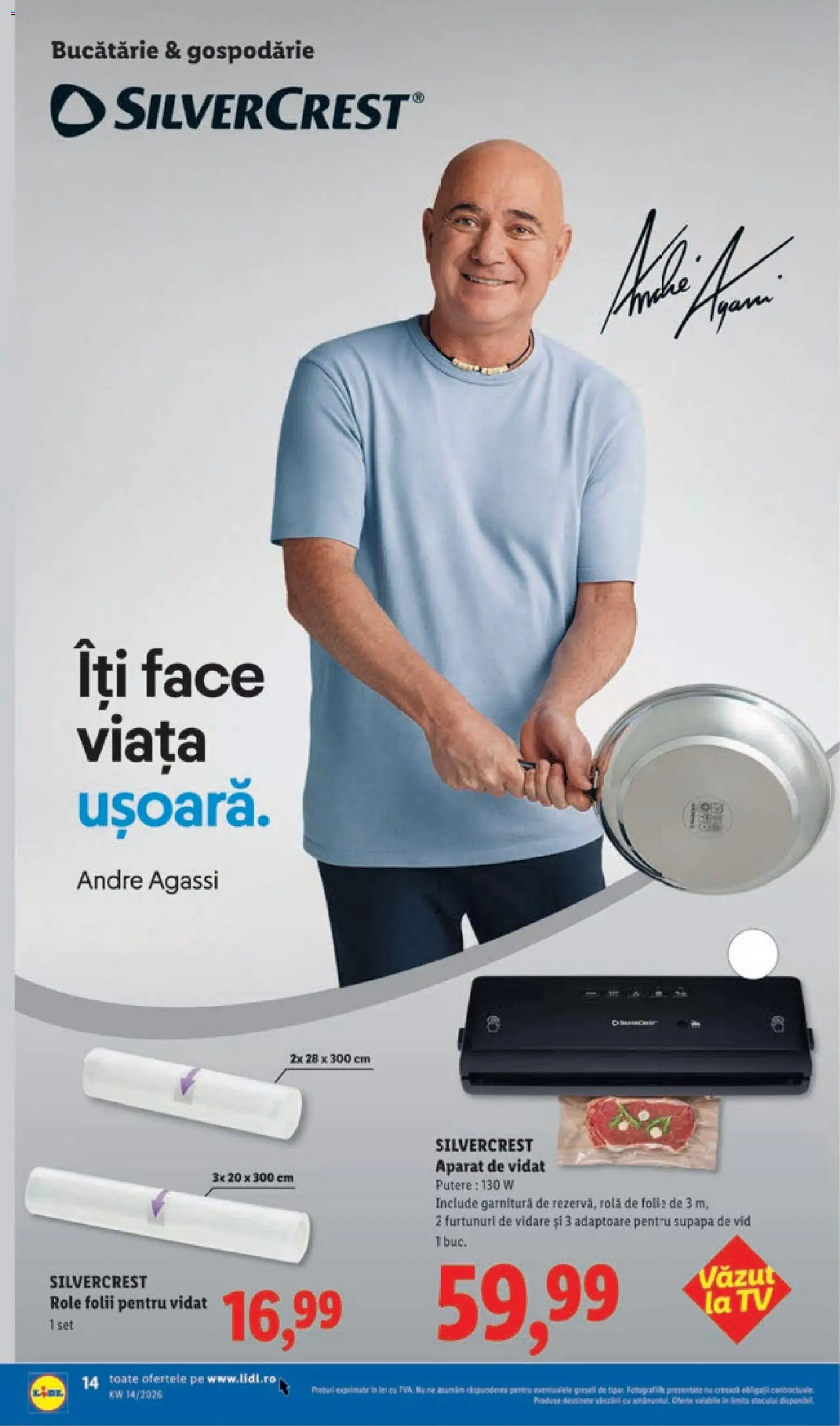 Noul catalog Lidl – valabil de la 30.03.2026 | Pagină: 14 | Produse: Bucătărie, Role