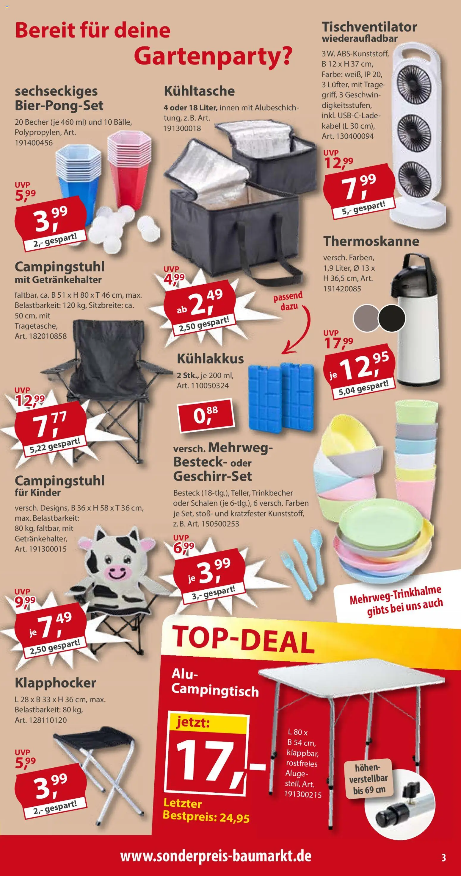 Sonderpreis Baumarkt Prospekt 	 – gültig ab 11.04.2026 | Seite: 3 | Produkte: Kabel