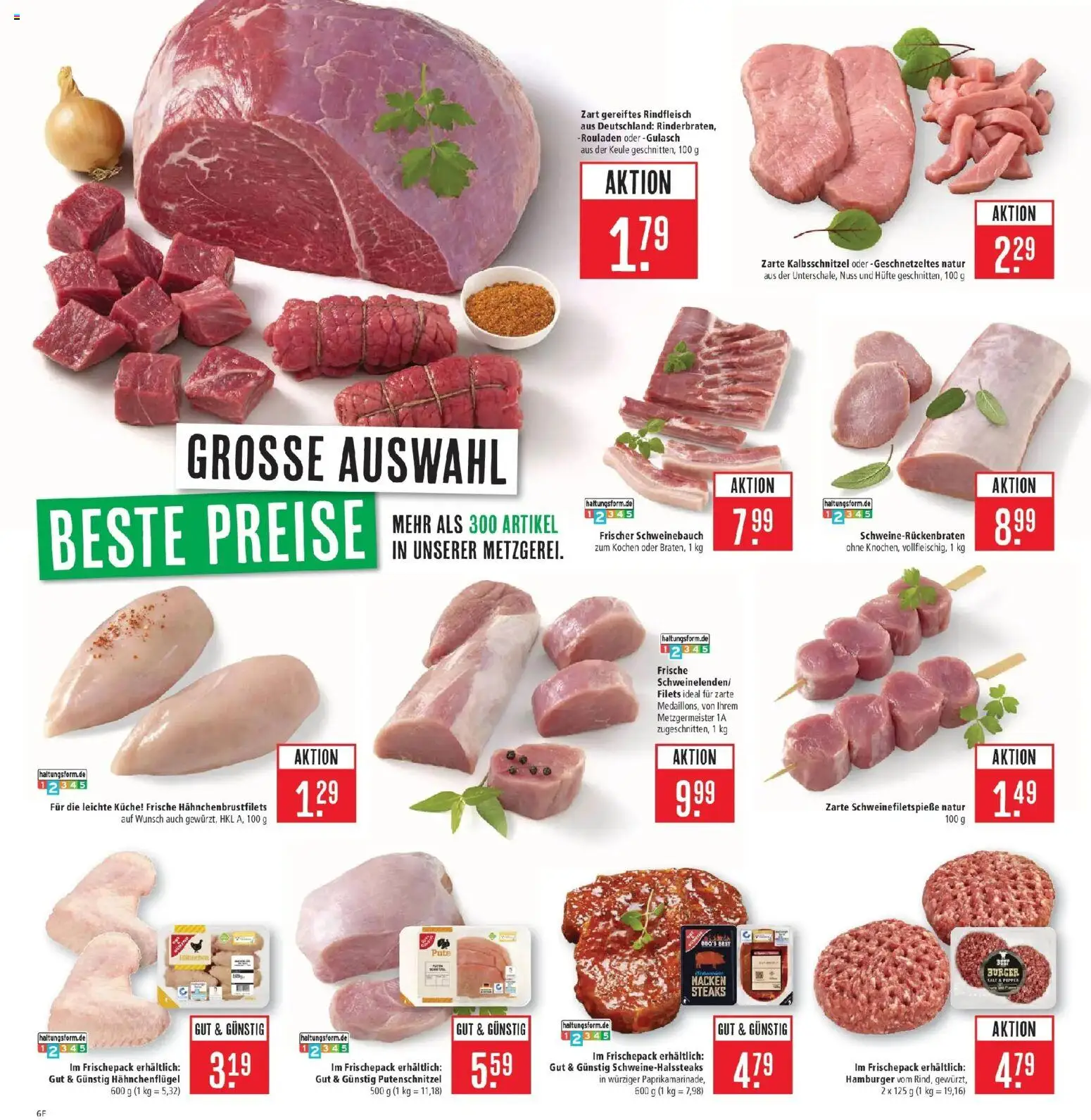 Marktkauf Prospekt Ostfildern	 – gültig ab 13.04.2026 | Seite: 8 | Produkte: Pute, Schweinebauch, Gulasch, Putenschnitzel