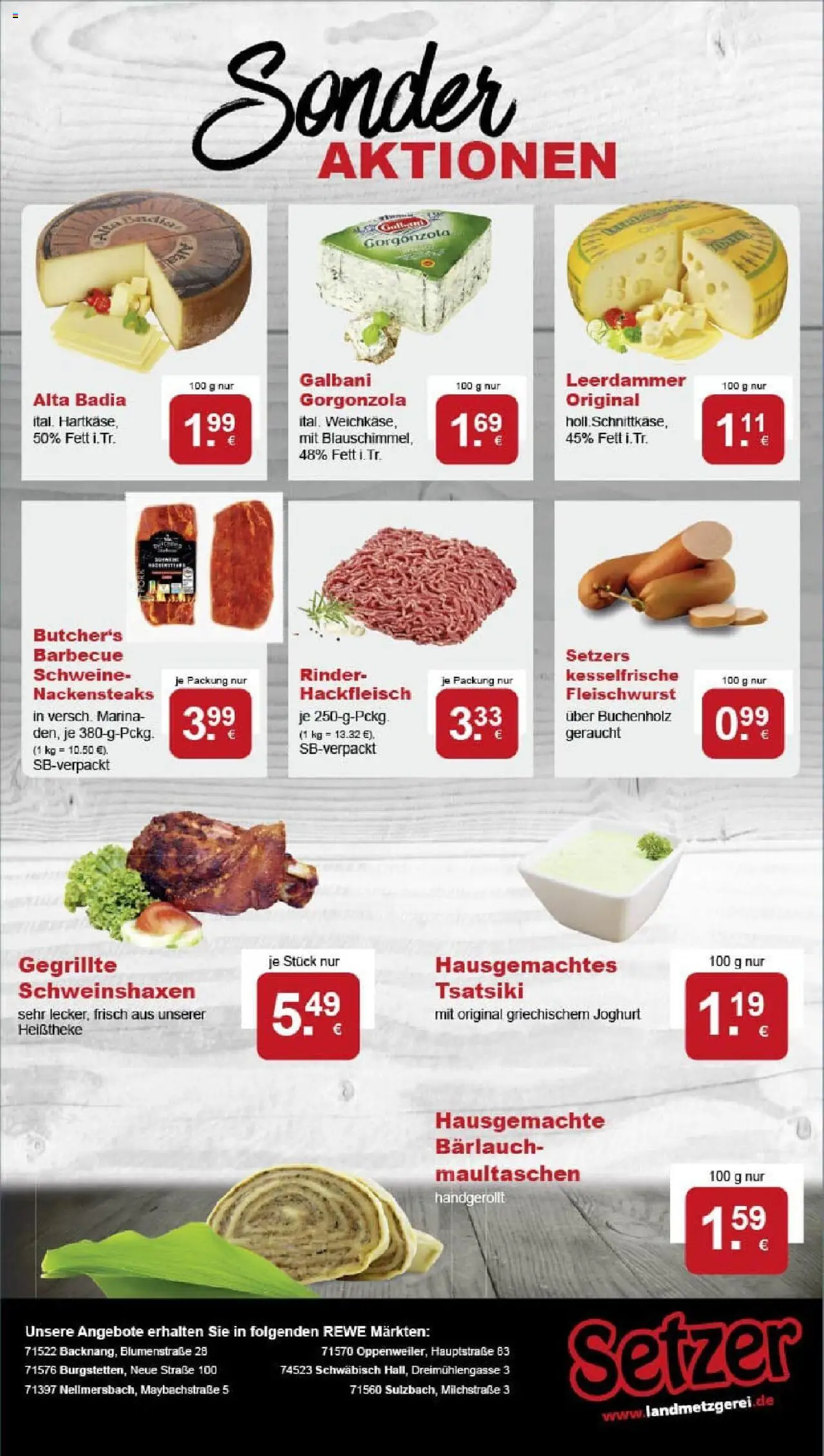 Rewe prospekt Oppenweiler	 - gültig ab dem 27.07.2025 | Seite: 15 | Produkte: Nackensteaks, Leerdammer, Maultaschen, Hackfleisch