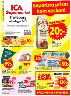 ICA Supermarket - Trelleborg - Förhandsvisning av reklamblad från butik ICA Supermarket aktuell från 15.09.2025