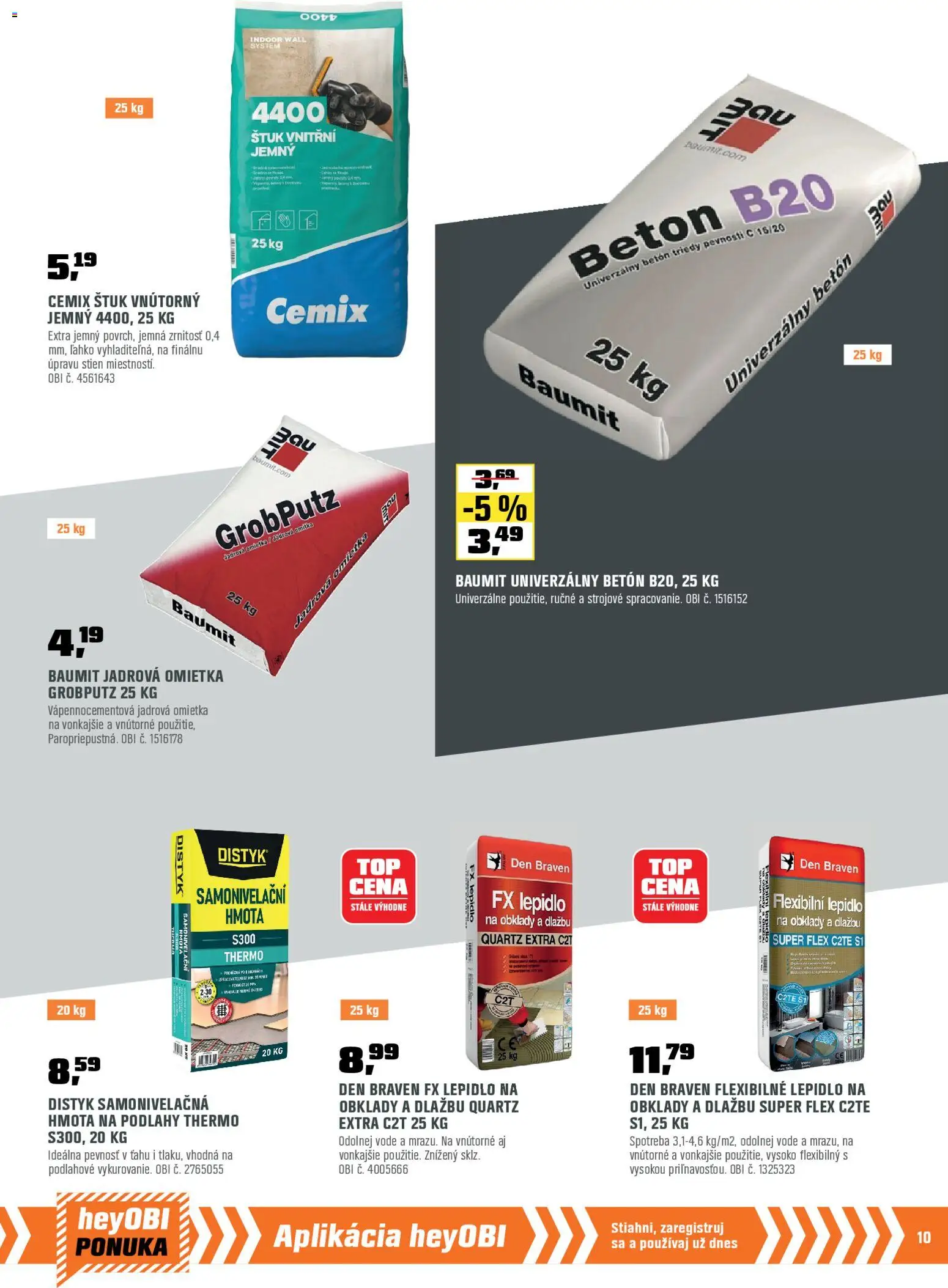 Nové OBI akcie – leták je platný od 01.02.2026 | Strana: 11 | Produkty: Granitový drez, Drez, Skrinka, Píla