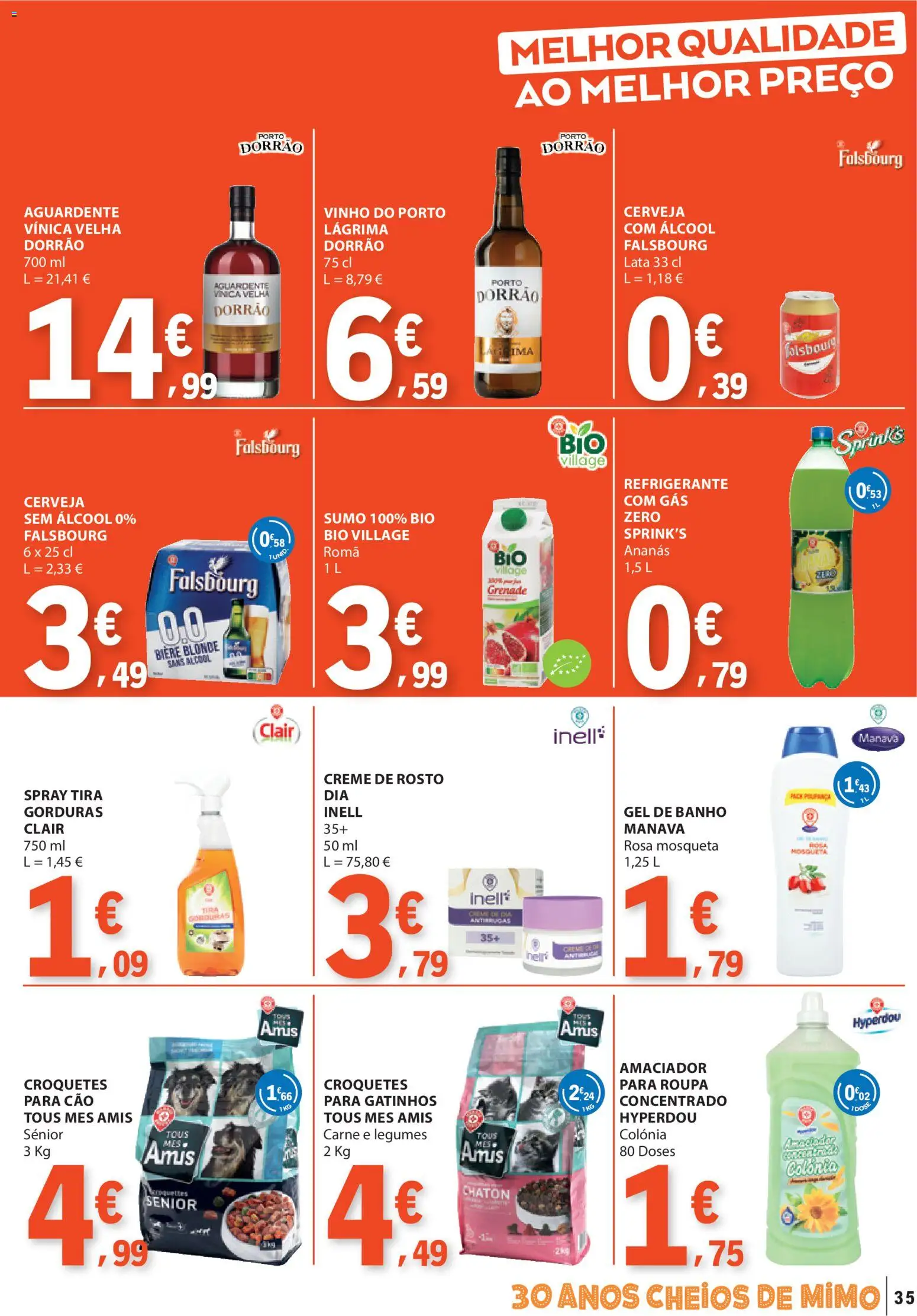 E.Leclerc folheto │ válido de 15.01.2026 | Página: 35 | Produtos: Gel de banho, Banho, Cerveja, Creme