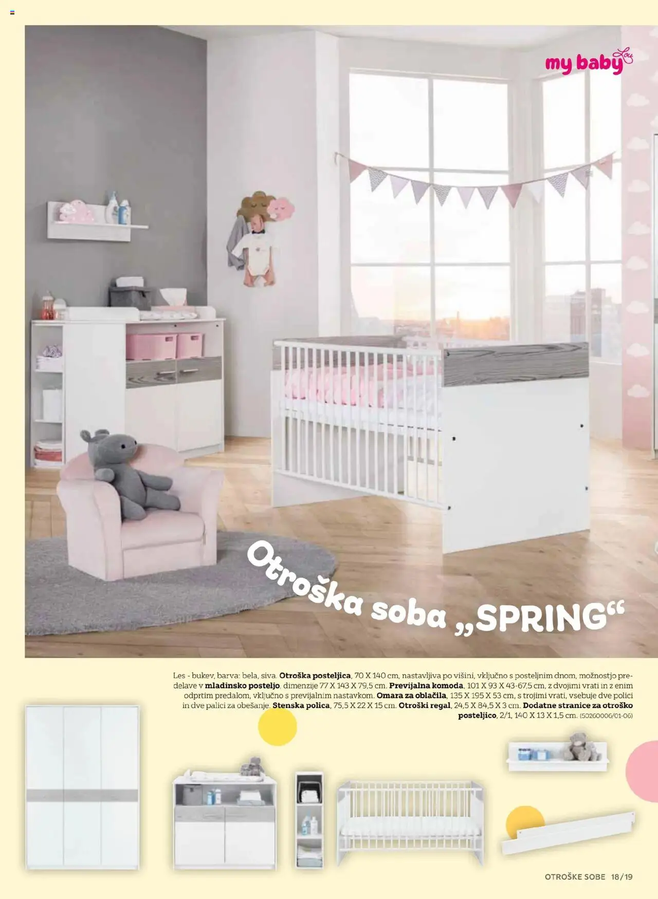 XXXL Lesnina katalog svet otroških sob │ velja od 08.08.2025 | Stran: 19 | Izdelki: Omara, Barva