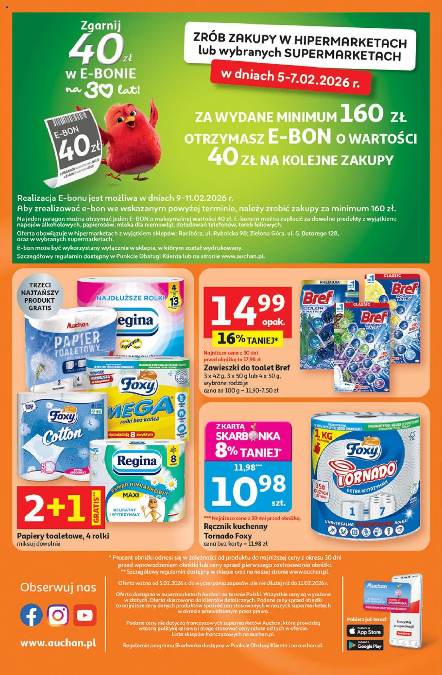 Auchan Gazetka od 05.02.2026 | Strona: 8 | Produkty: Rolki, Mleka