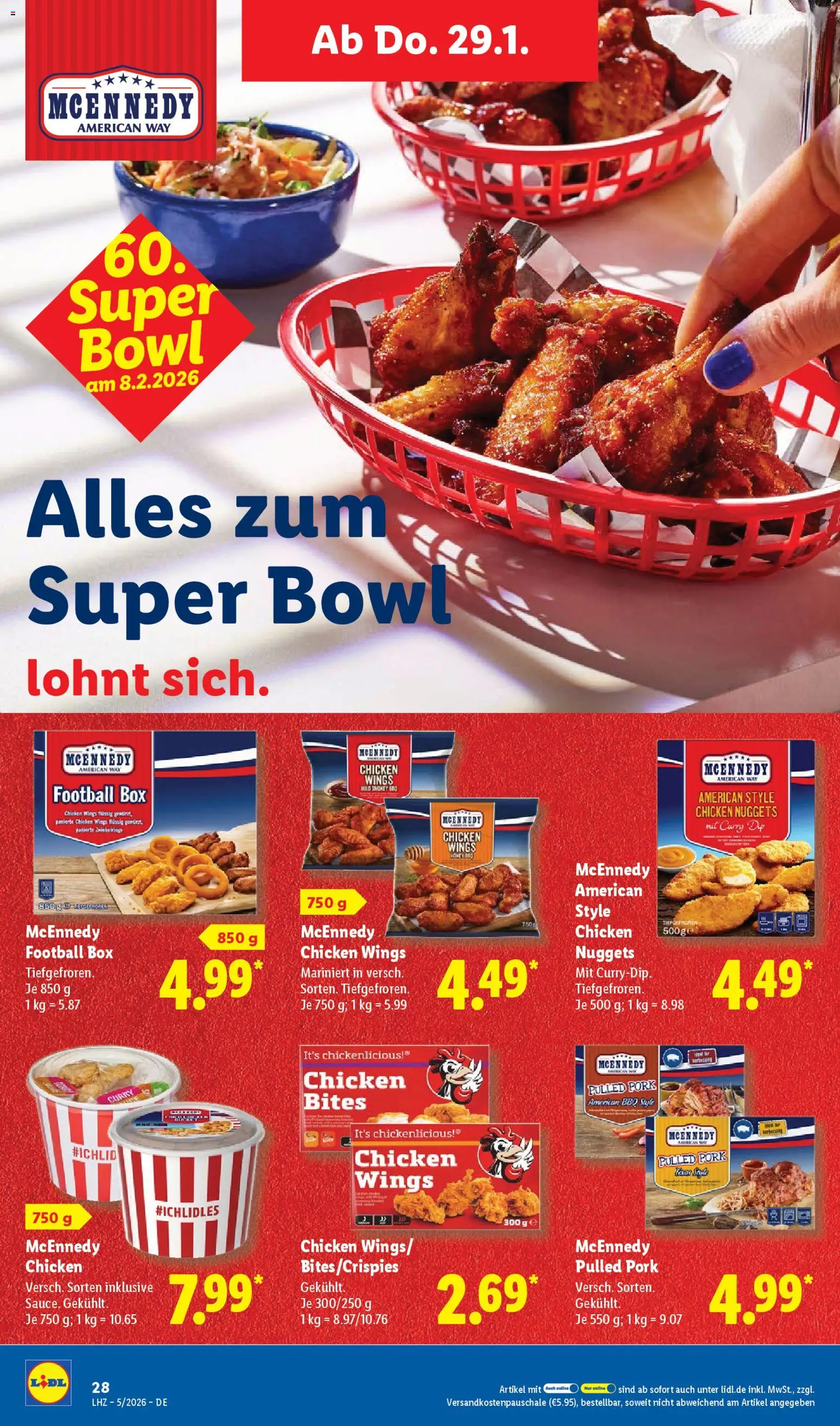 Lidl - Prospekt – gültig ab 26.01.2026 | Seite: 50 | Produkte: Box, Football