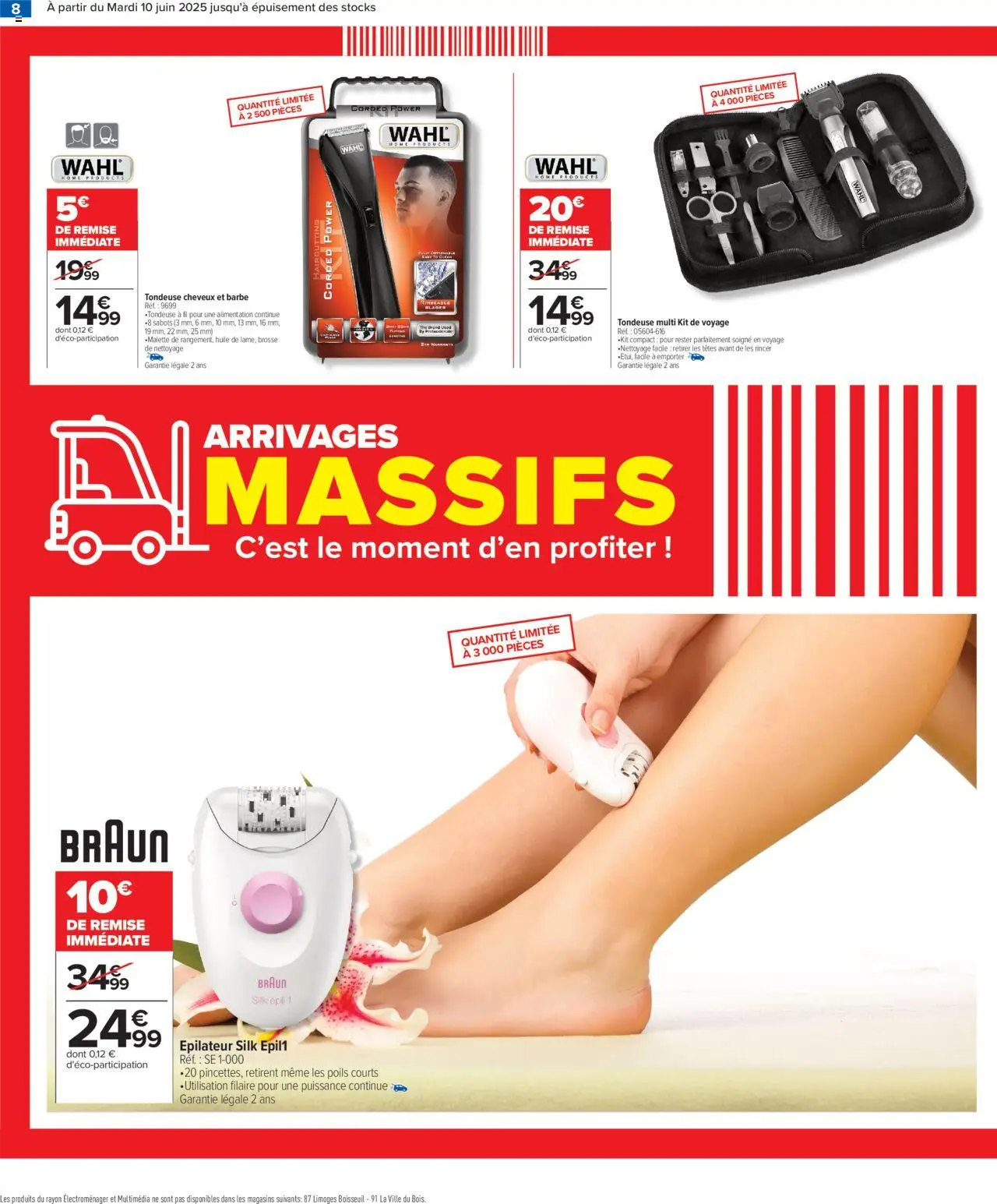  | Page: 10 | Produits: Épilateur, Brosse, Huile, Thé