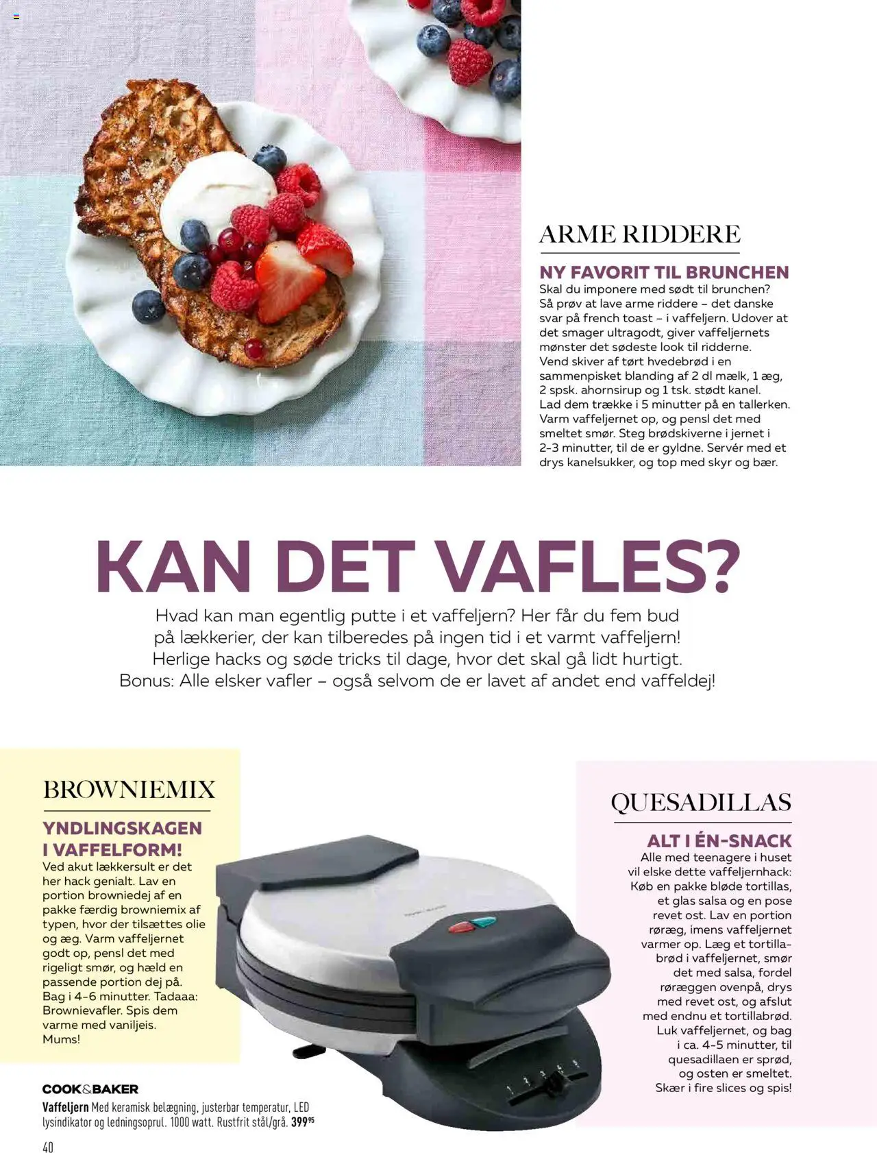 Imerco Tilbudsavis gyldig fra 13.05.2025 | Side: 40 | Produkter: Smør, Olie, Skyr, Salsa
