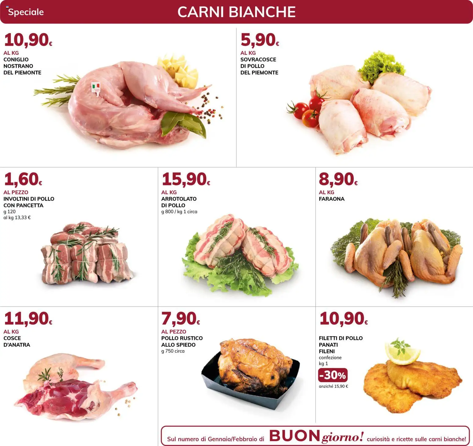 Volantino Basko del 20.01.2026 | Pagina: 2 | Prodotti: Pollo, Pancetta