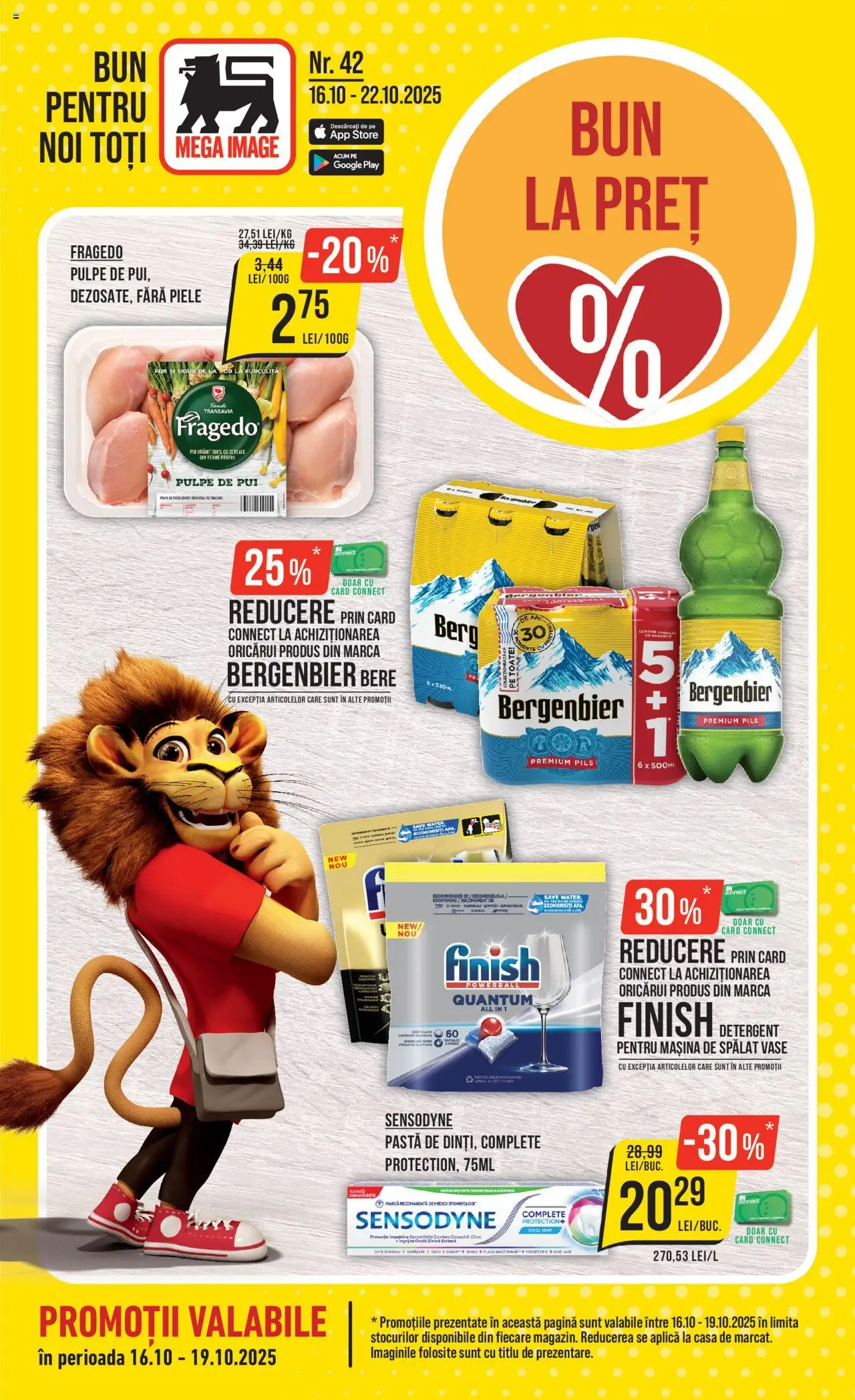 Noul catalog Mega Image – valabil de la 16.10.2025 | Pagină: 1 | Produse: Mașină De Spălat, Mașină De Spălat Vase, Plastik Kulübe, Capsule pentru mașina de spălat