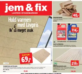 Jem & fix - Tilbudsavis gyldig fra 28.09.2025